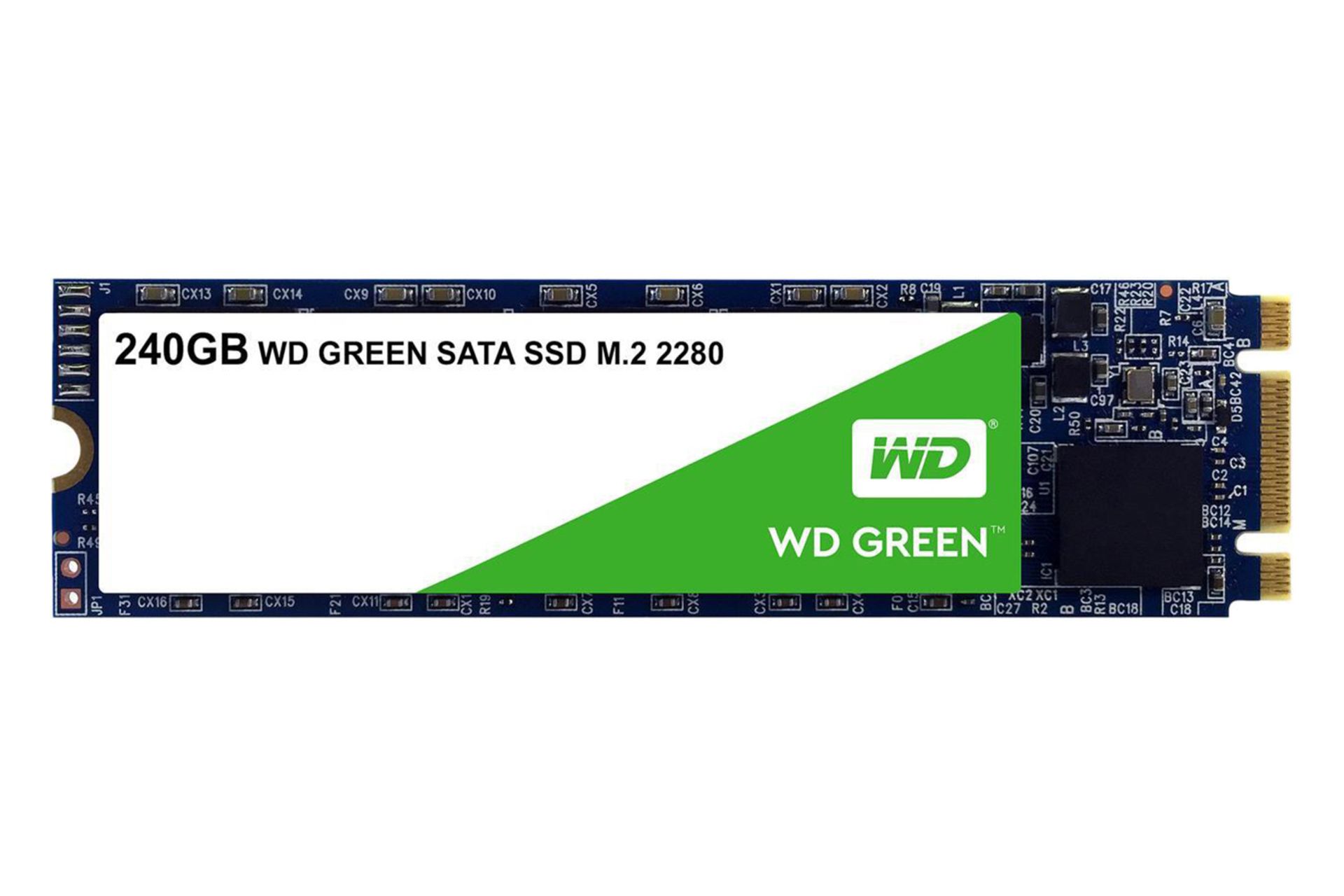 حافظه وسترن دیجیتال گرین wds240g2g0b با ظرفیت 240 گیگابایت
