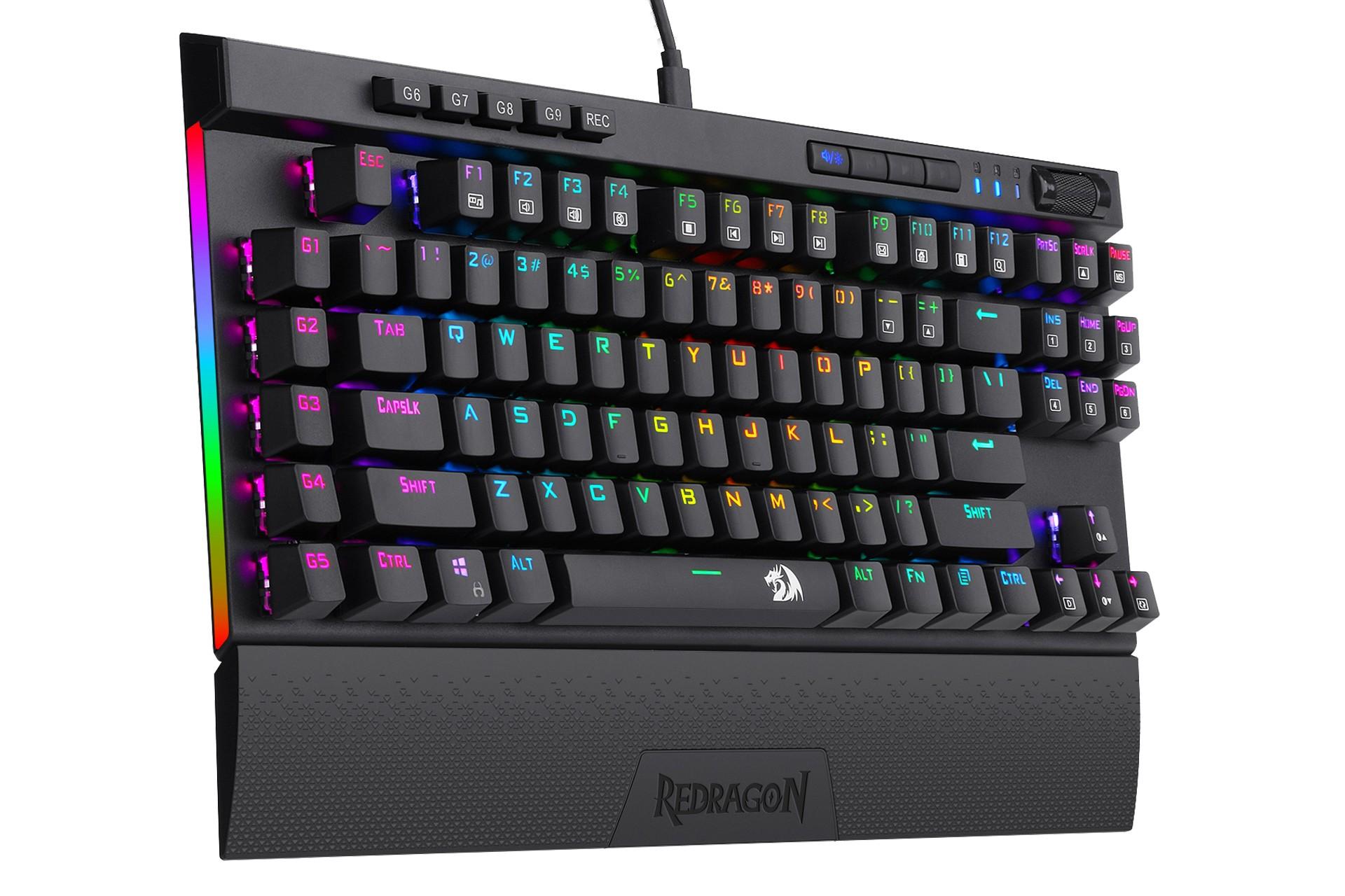 نمای چپ کیبورد ردراگون K587 Magic Wand