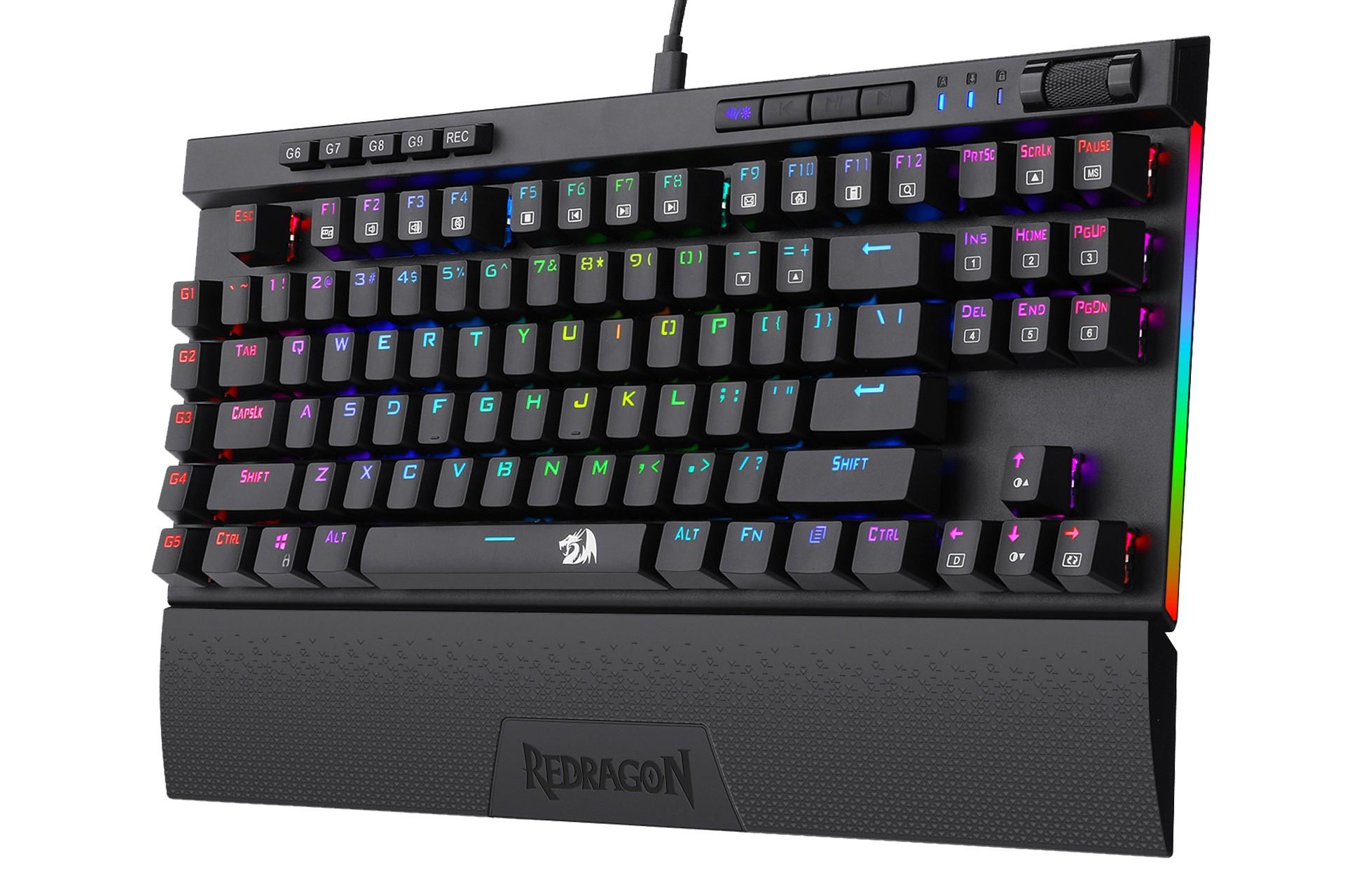 نمای راست کیبورد ردراگون K587 Magic Wand