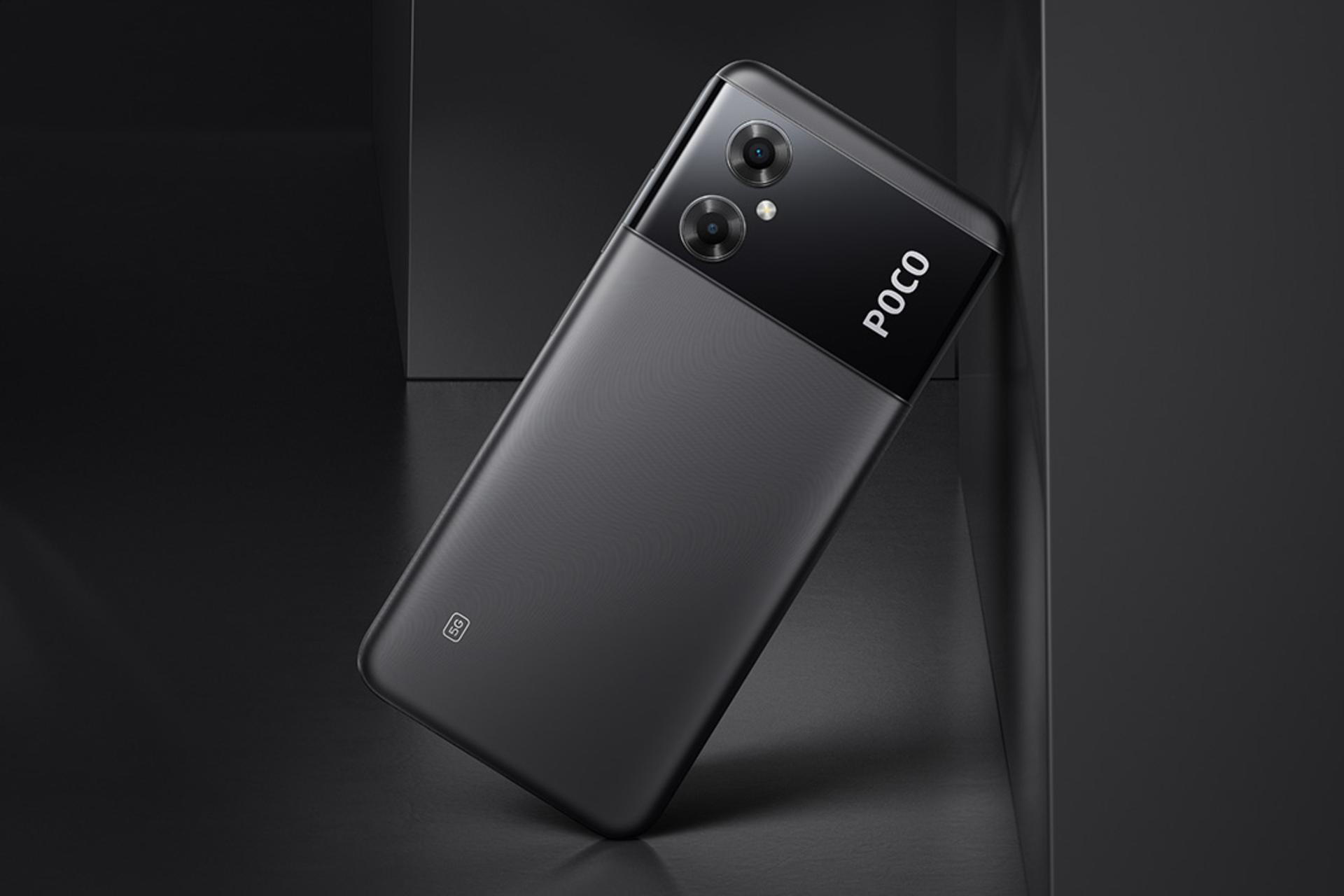 پنل پشت گوشی موبایل پوکو M4 شیائومی 5G نسخه گوبال / Xiaomi Poco M4 5G Global مشکی