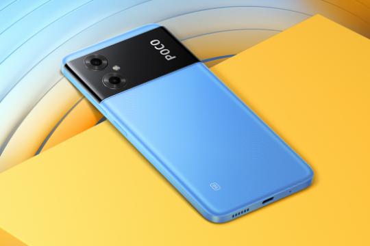 پنل پشت گوشی موبایل پوکو M4 شیائومی 5G نسخه گوبال / Xiaomi Poco M4 5G Global آبی