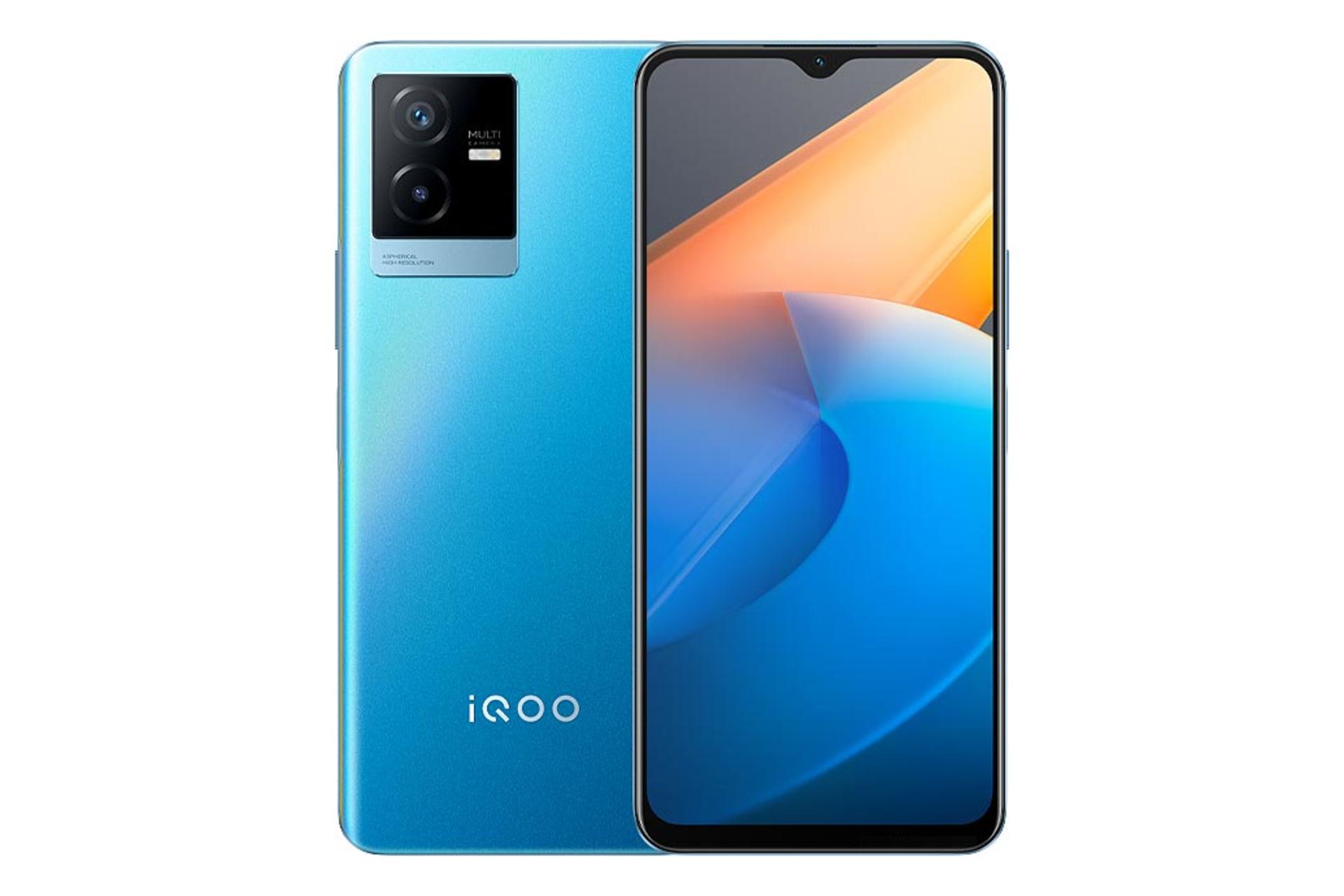 گوشی موبایل ویوو vivo iQOO Z6x آبی