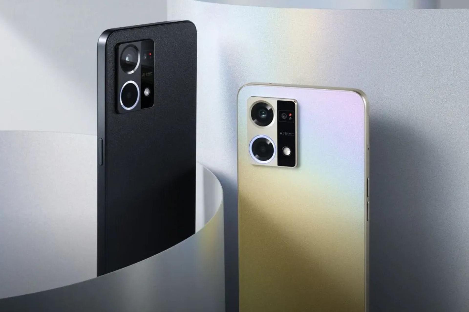 رنگ های مختلف گوشی موبایل اوپو Oppo Reno8 4G