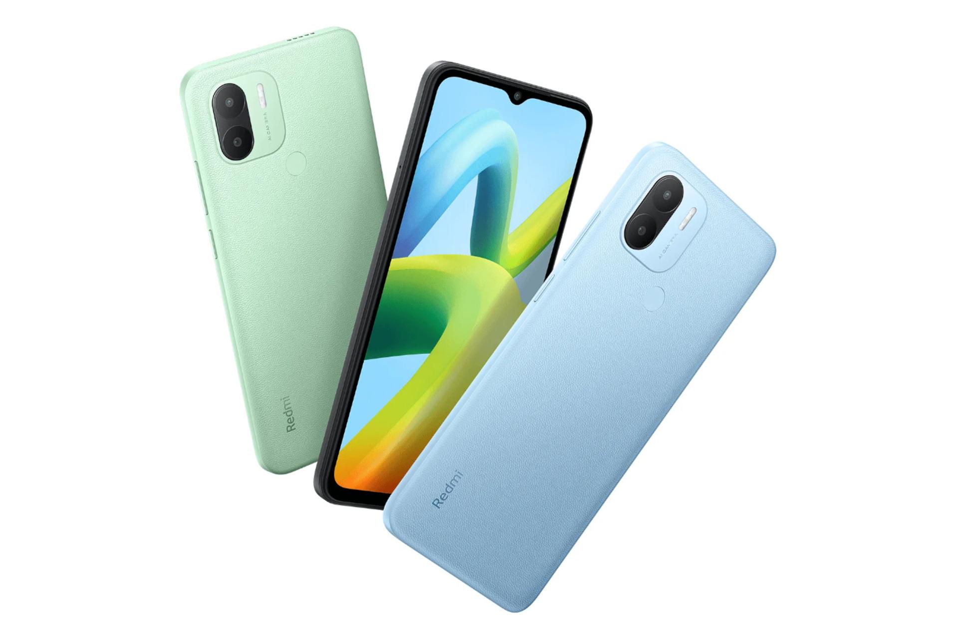 رنگ های مختلف گوشی موبایل ردمی A1 پلاس شیائومی / Xiaomi Redmi A1 Plus