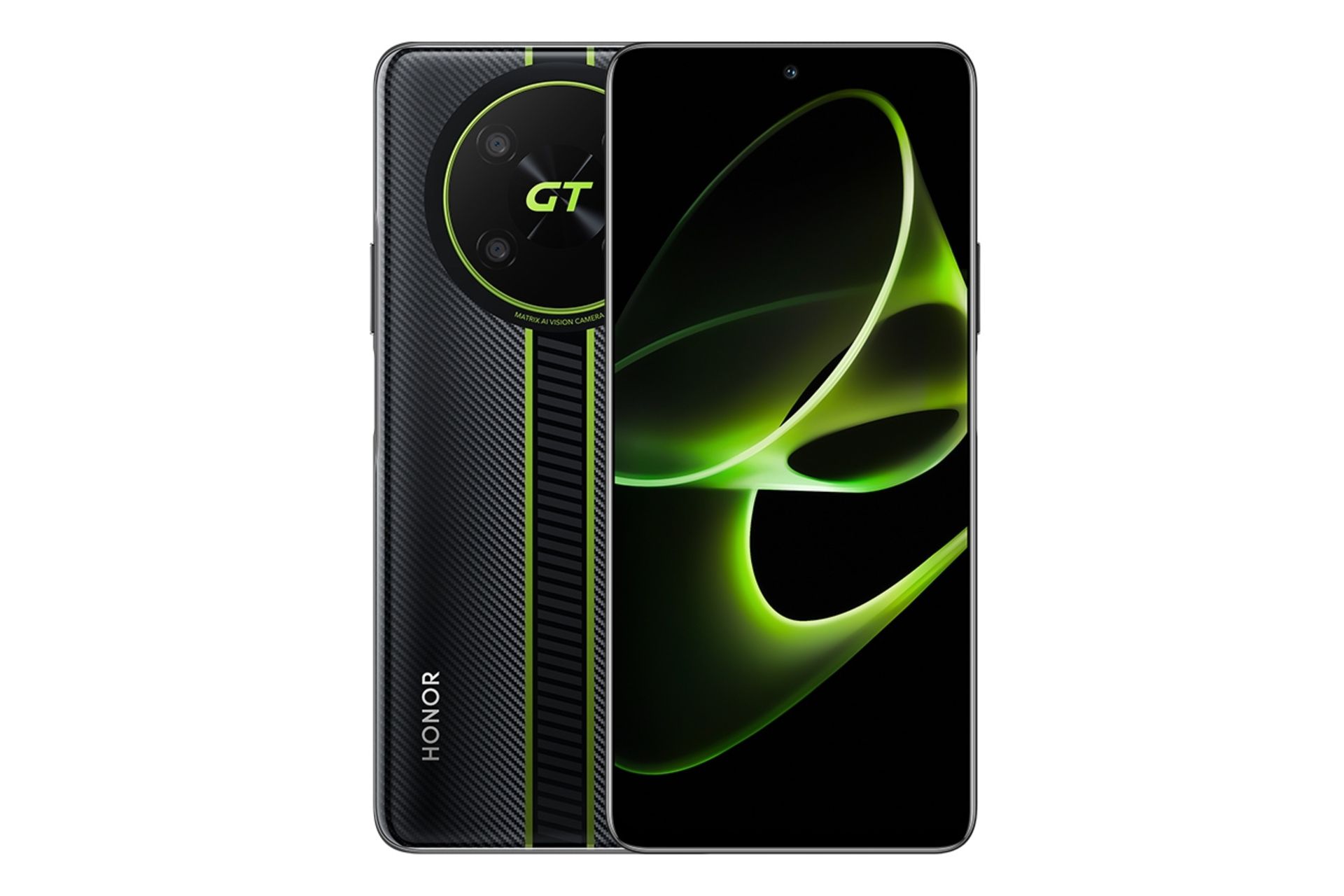 گوشی موبایل آنر HONOR X40 GT مشکی و سبز