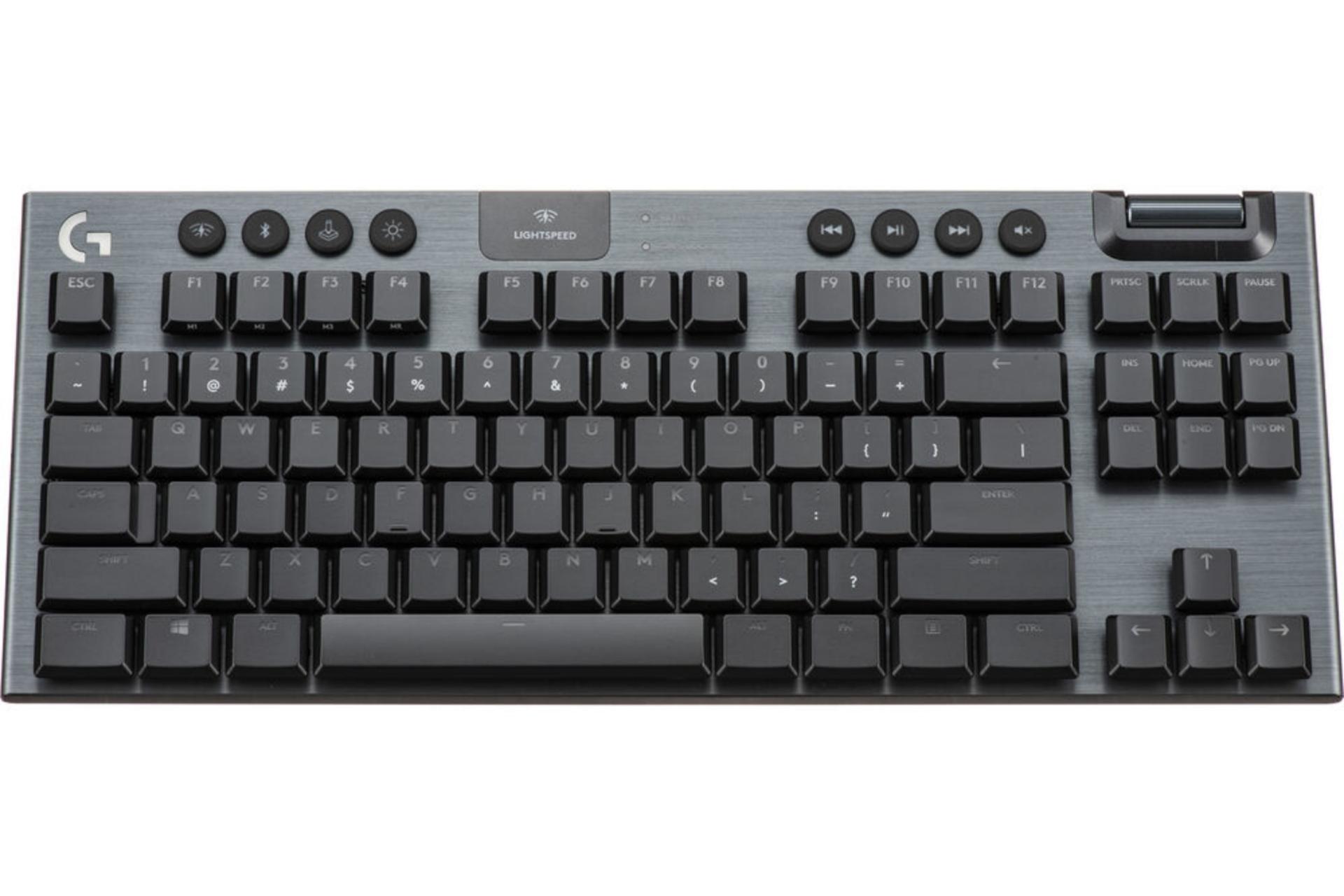 کیبورد Logitech G915 TKL در حالت خاموش بودن نور پس زمینه