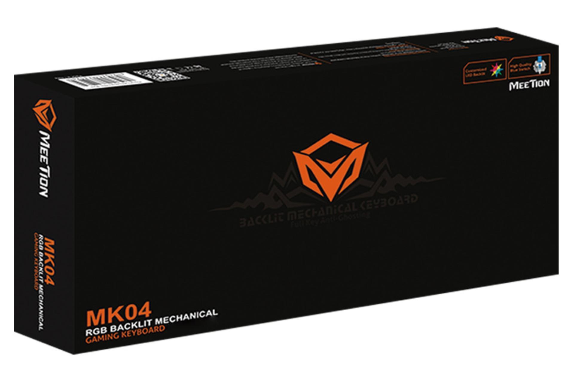 نمای جعبه کیبورد میشن MK04