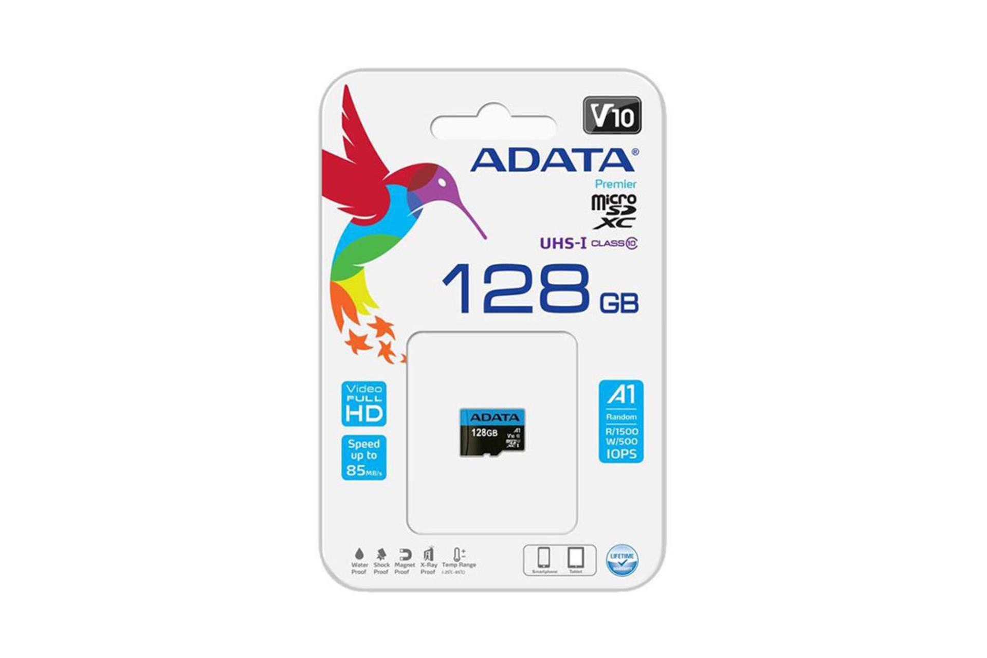 ADATA Premier V10 A1 microSDXC Class 10 UHS-I U1 128GB