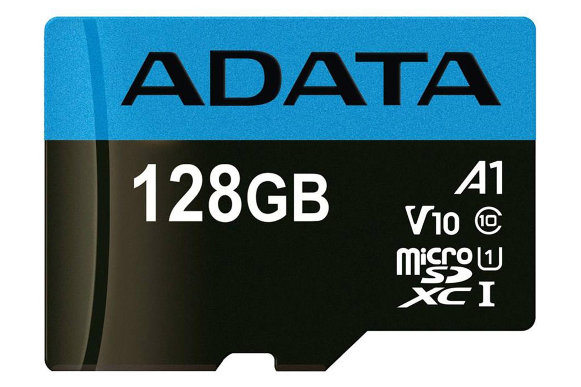 مرجع متخصصين ايران ADATA Premier V10 A1 microSDXC Class 10 UHS-I U1 128GB