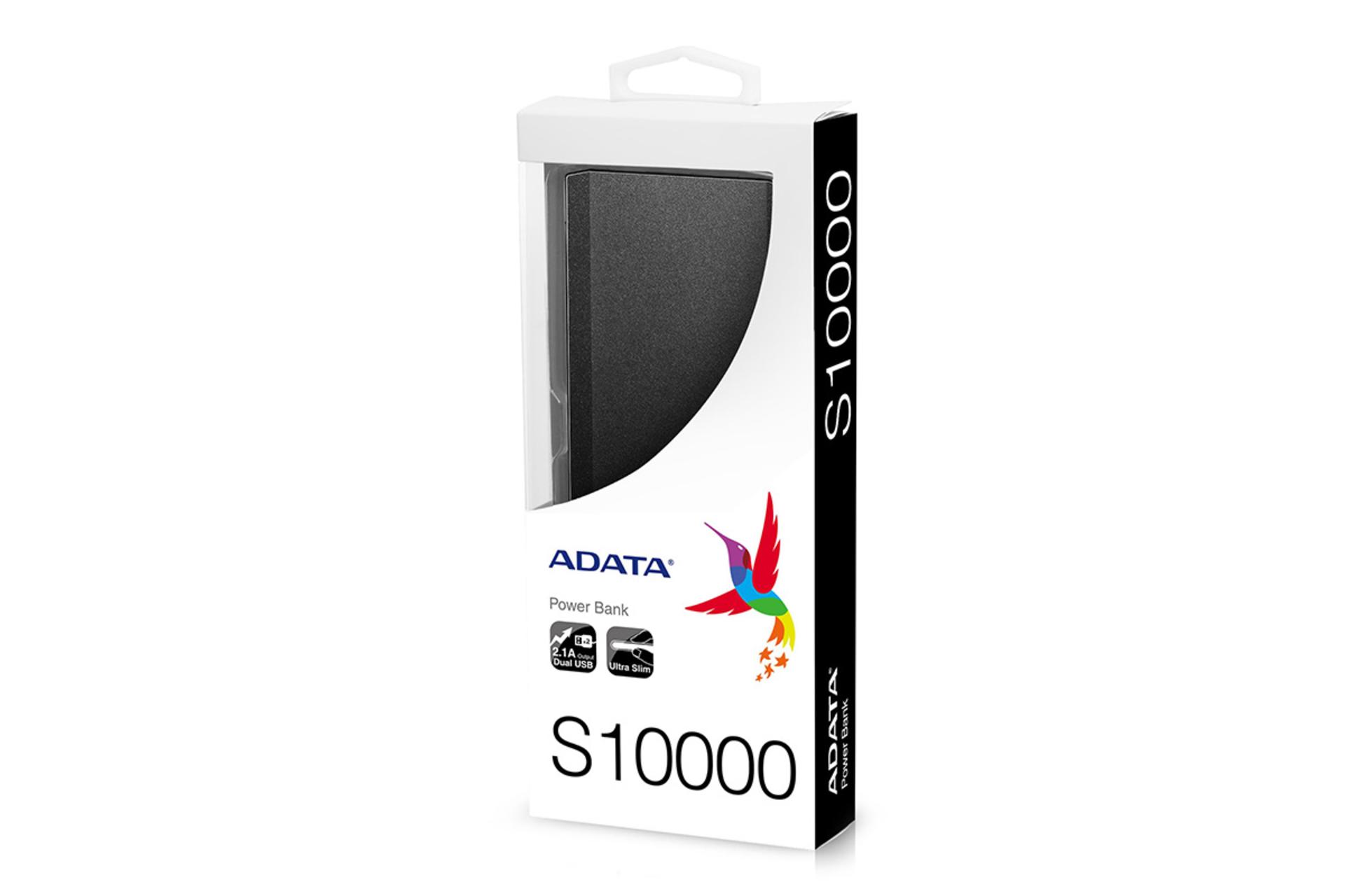 ای دیتا S10000 ظرفیت 10000 میلی‌آمپر ساعت / ADATA S10000 10000mAh
