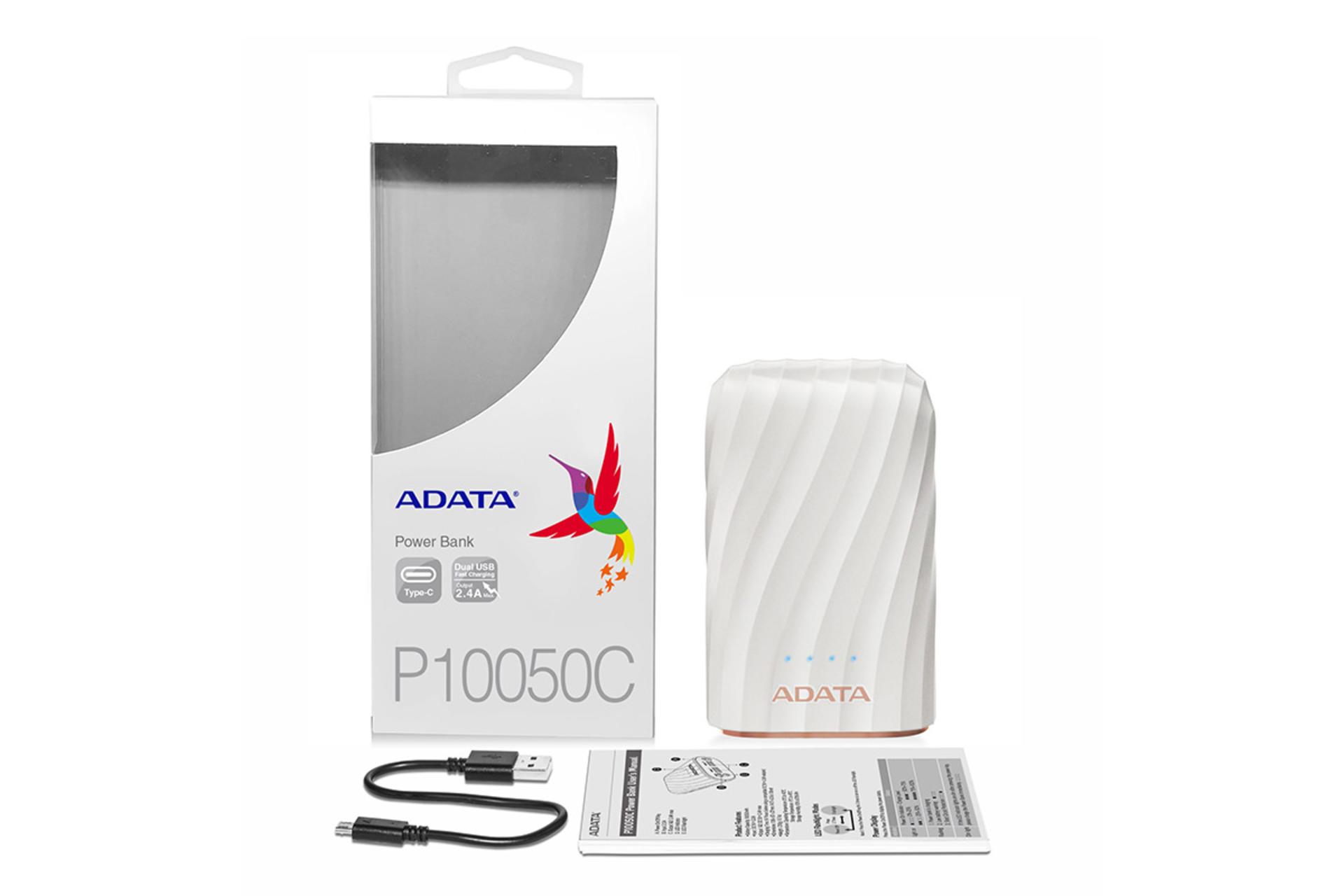 ای دیتا P10050C با ظرفیت 10050 میلی‌آمپر ساعت / ADATA P10050C 10050mAh