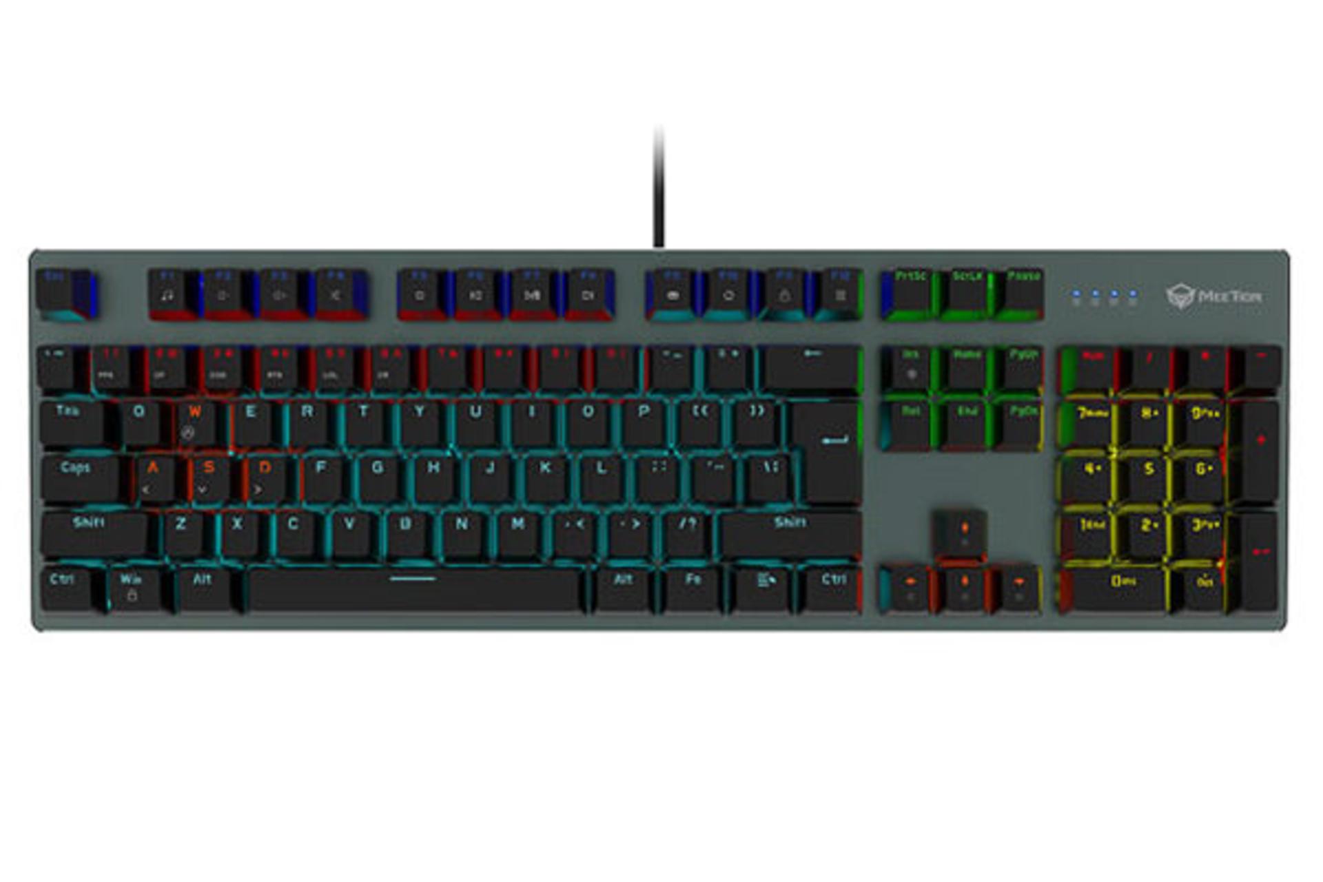نمای روبرو کیبورد میشن MK007 Pro