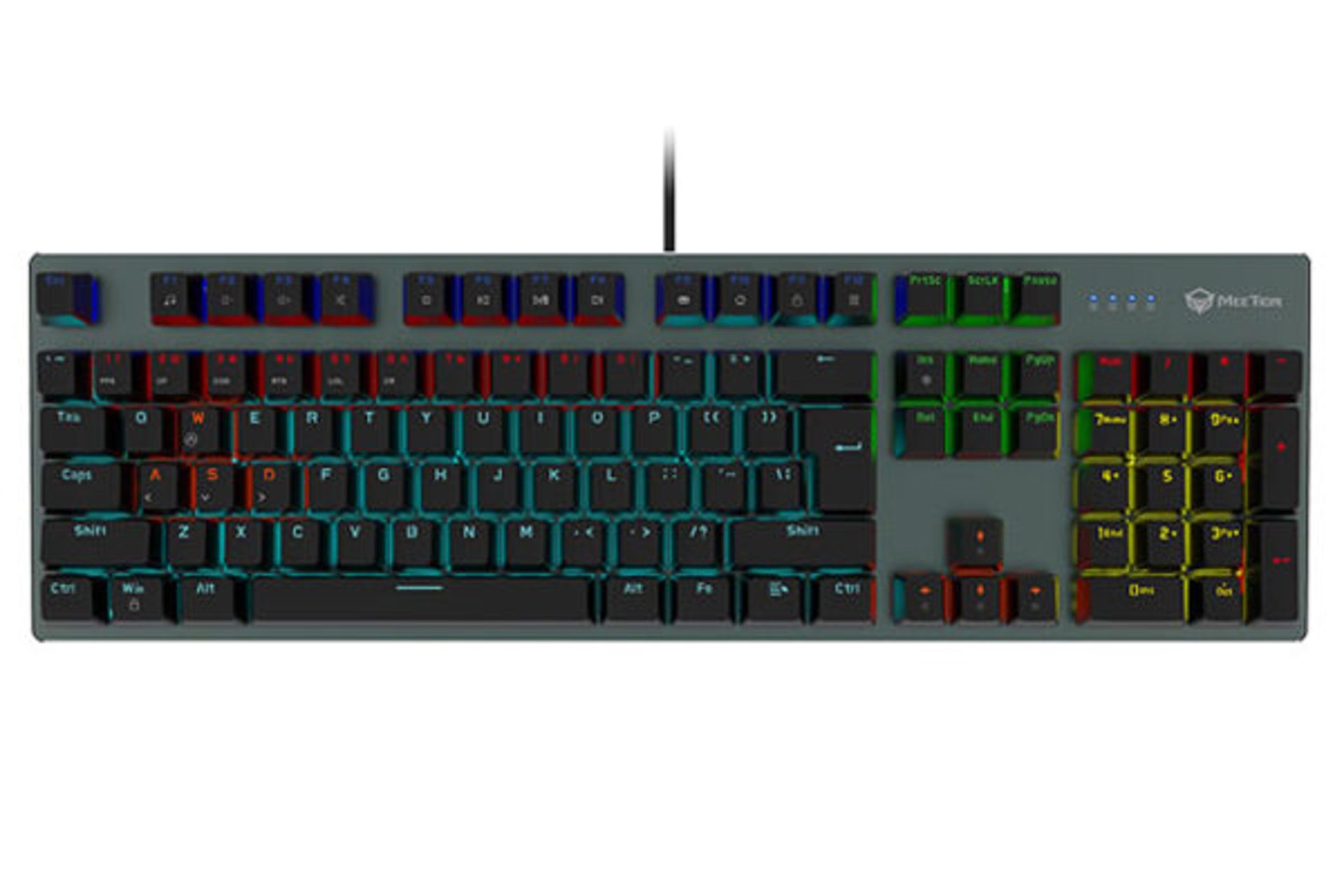 نمای روبرو کیبورد میشن MK007 Pro