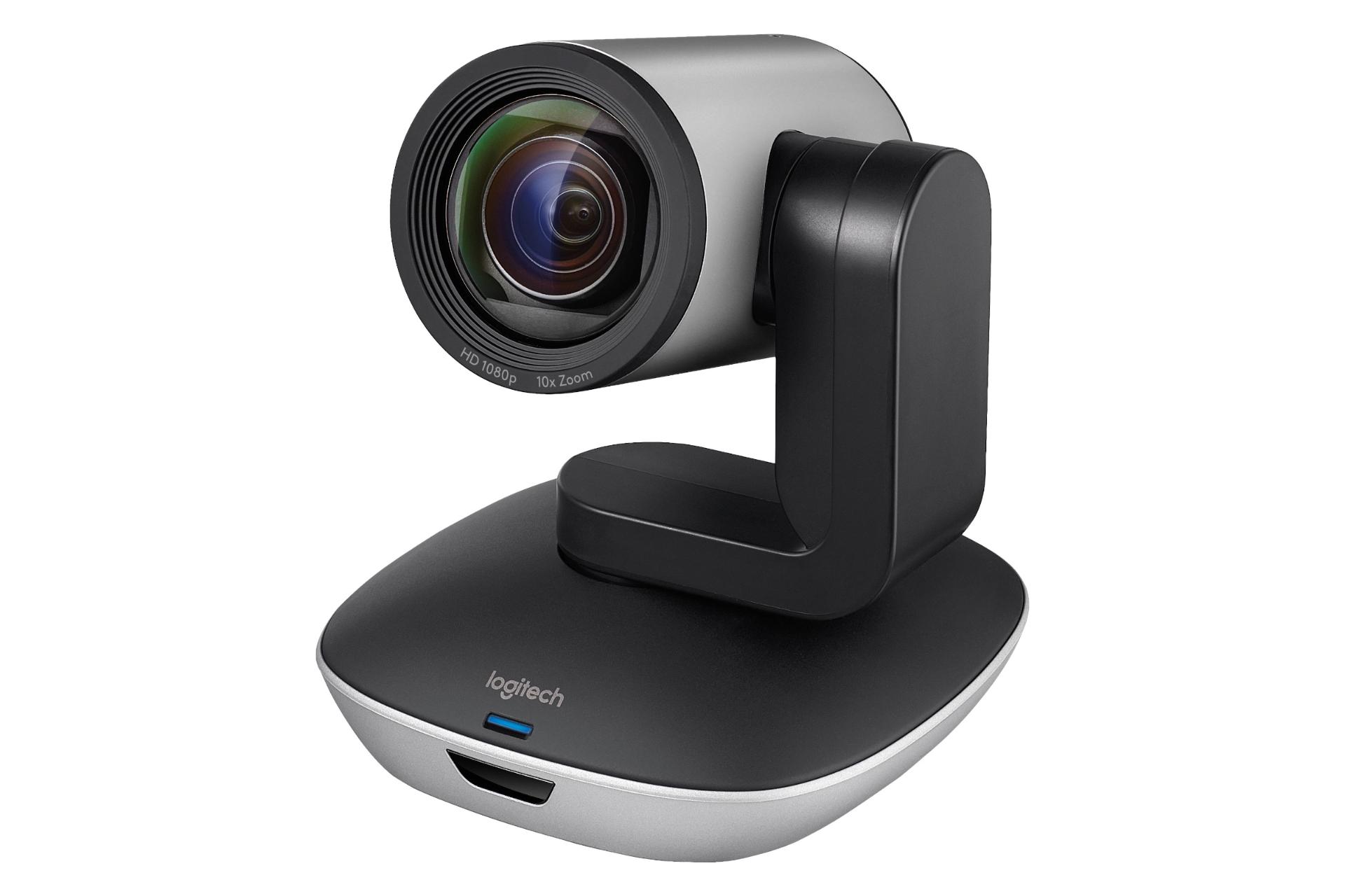 نمای راست وب کم سیستم کنفرانس ویدئو گروهی لاجیتک Logitech Group Video Conferencing System