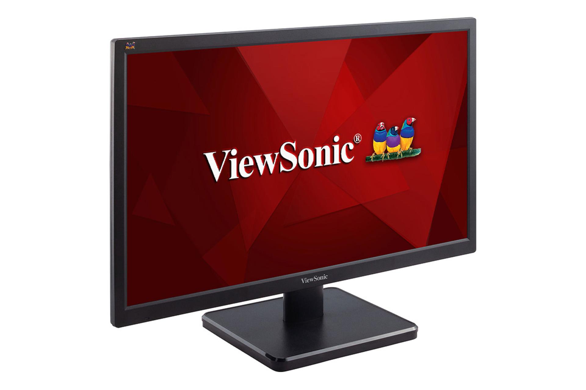 نمای نیم رخ جلو و سمت چپ مانیتور ویوسونیک 22 اینچ مدل VA2223-h 