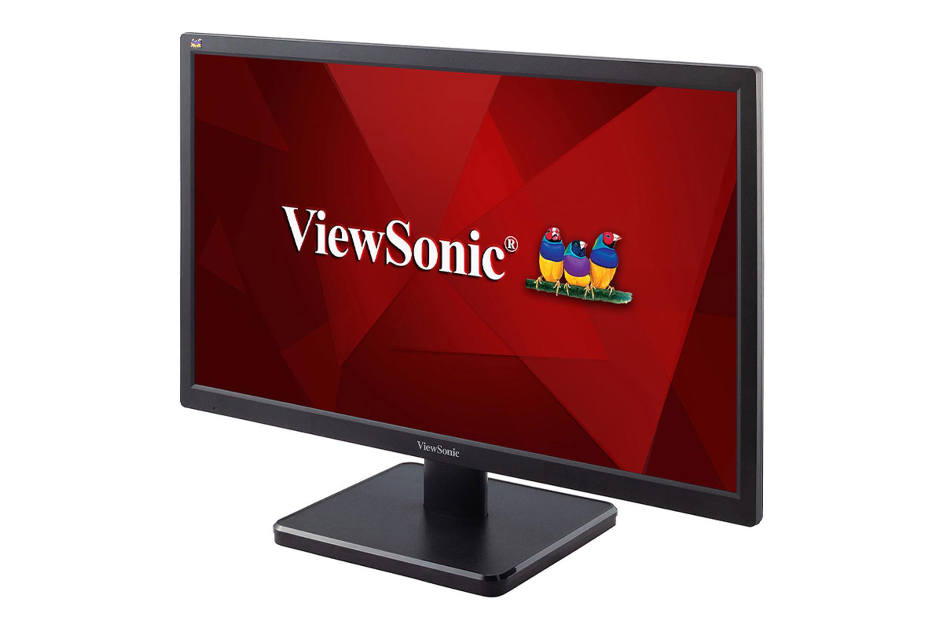 نمای نیم رخ جلو و سمت راست مانیتور ویوسونیک 22 اینچ مدل VA2223-h 