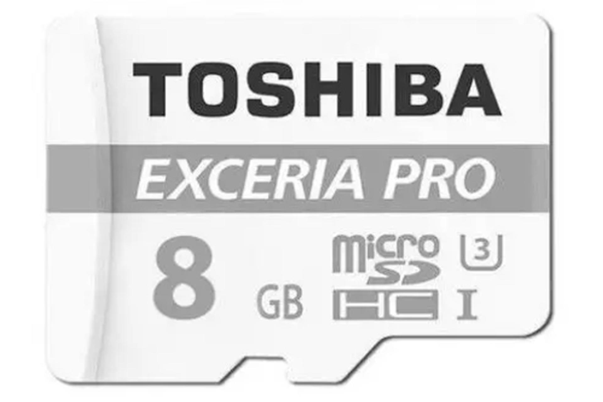 مرجع متخصصين ايران كارت حافظه توشيبا SDHC با ظرفيت 8 گيگابايت مدل Exceria Pro M401