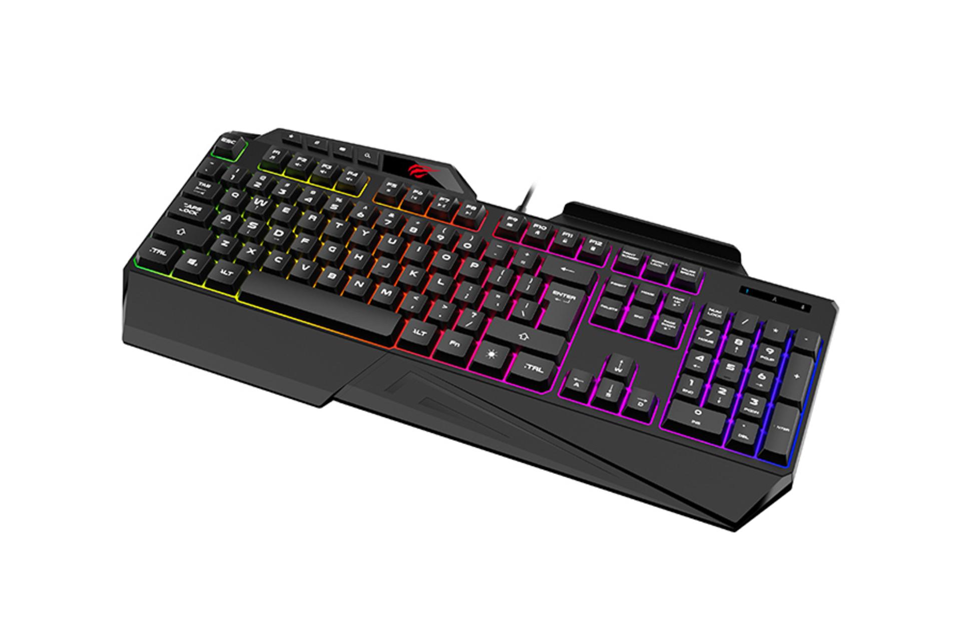 نمای بالا کیبورد هویت KB488L