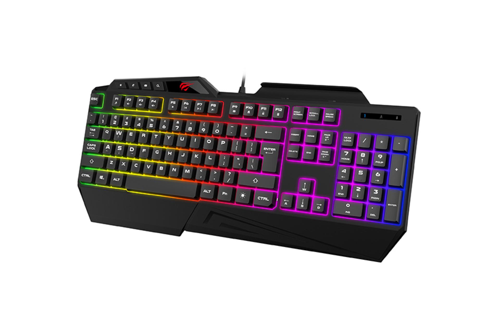 نمای راست کیبورد هویت KB488L