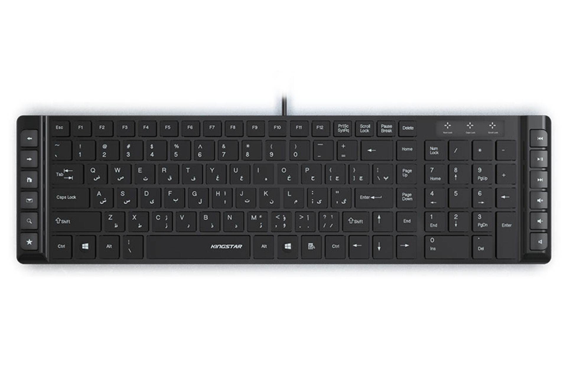 نمای روبرو کیبورد کینگ استار KB82