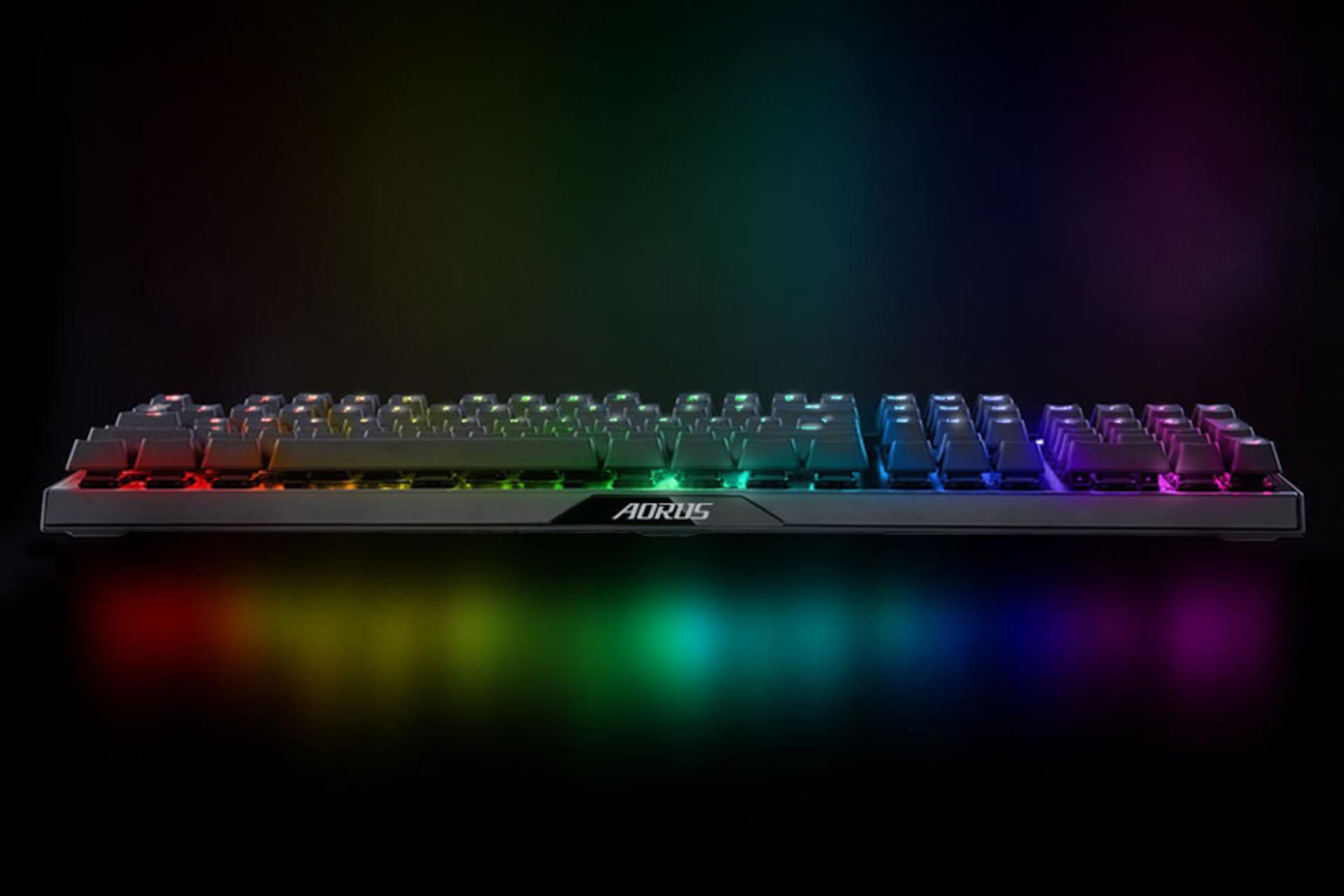 نمای پایین کیبورد AORUS K9 Optical