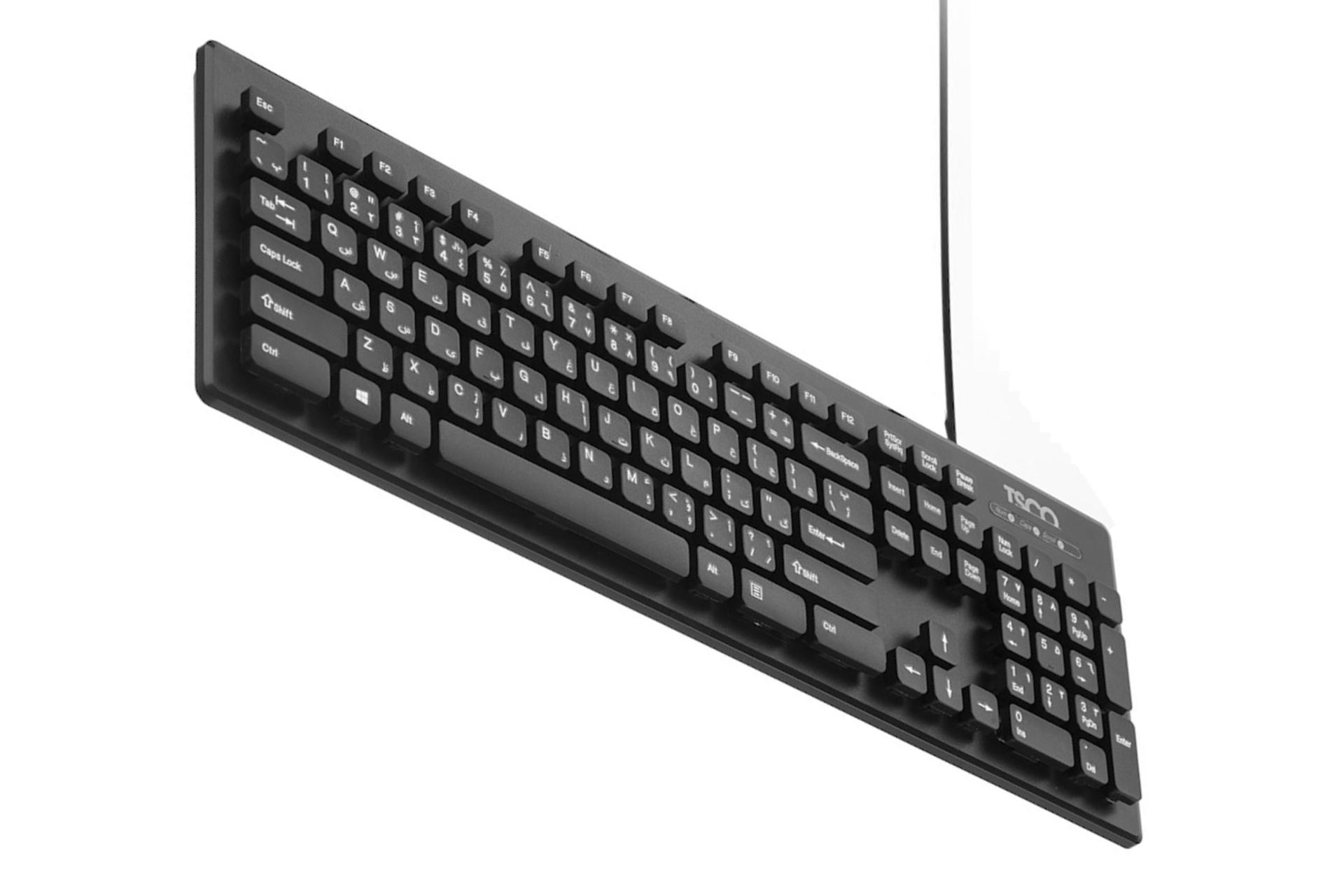 نمای جانبی کیبورد تسکو Tsco TK 8022