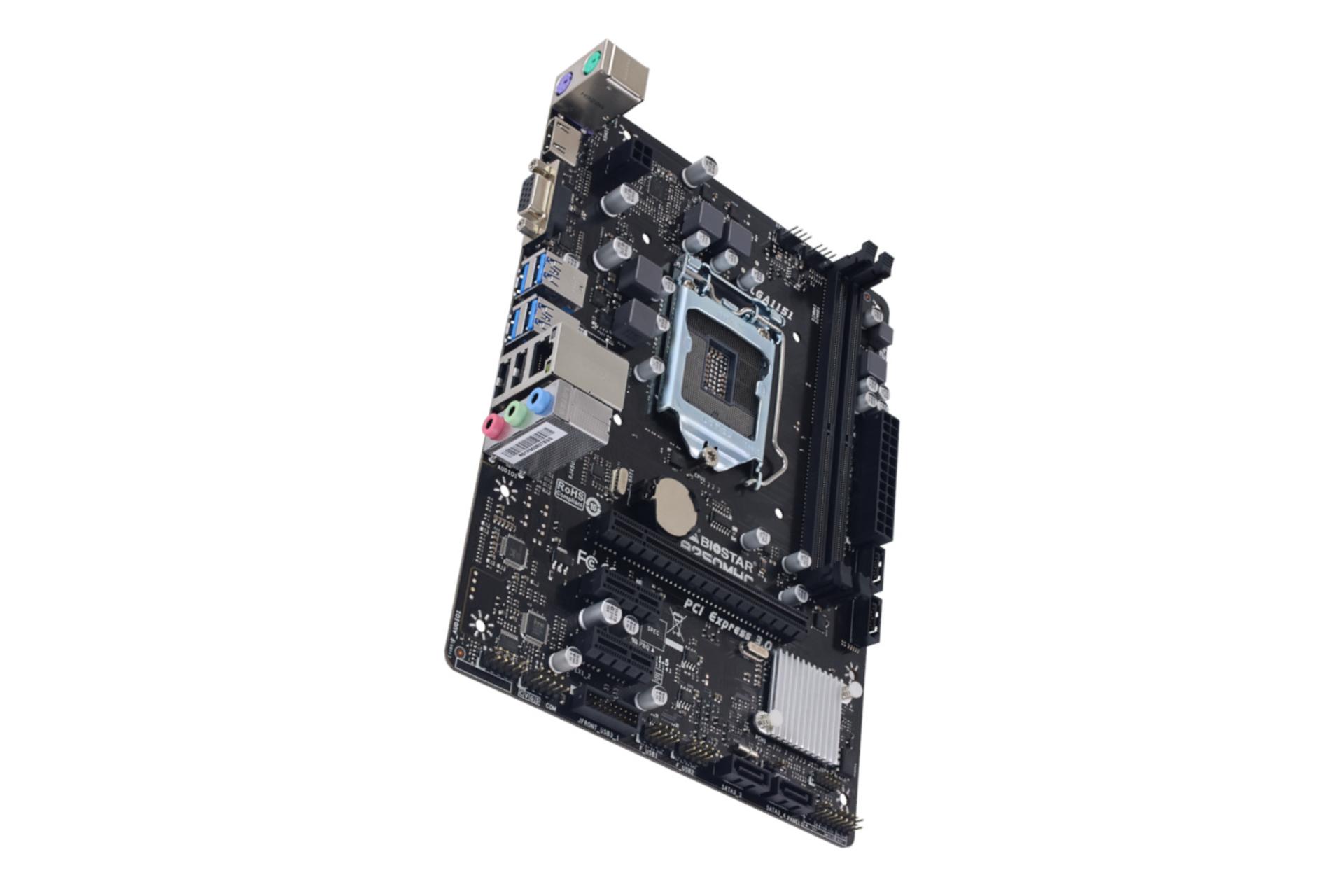 نمای جانبی مادربرد بایواستار Biostar B250MHC