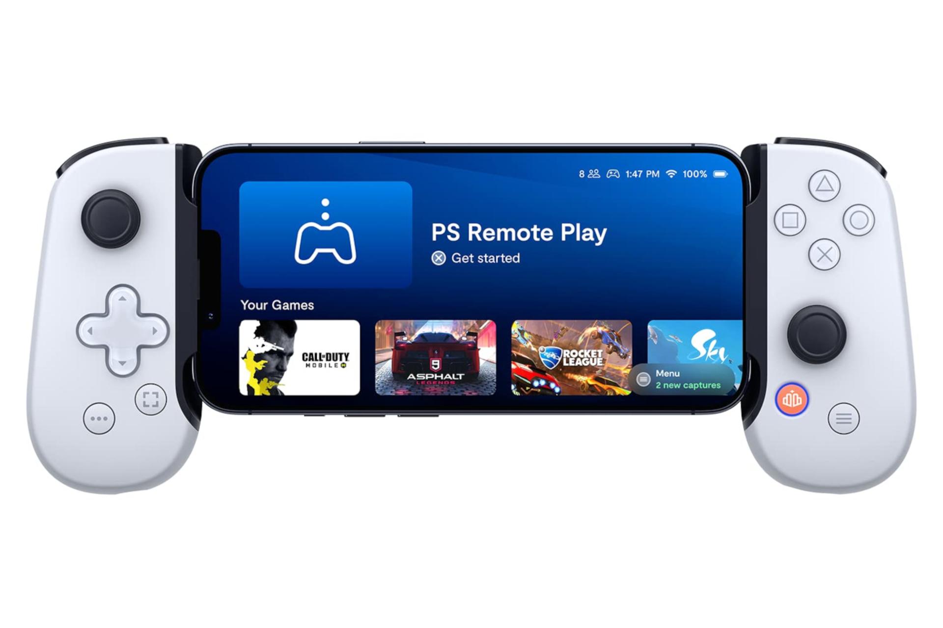 مرجع متخصصين ايران دسته بازي بك بون نسخه پلي استيشن Backbone One for iPhone PlayStation Edition