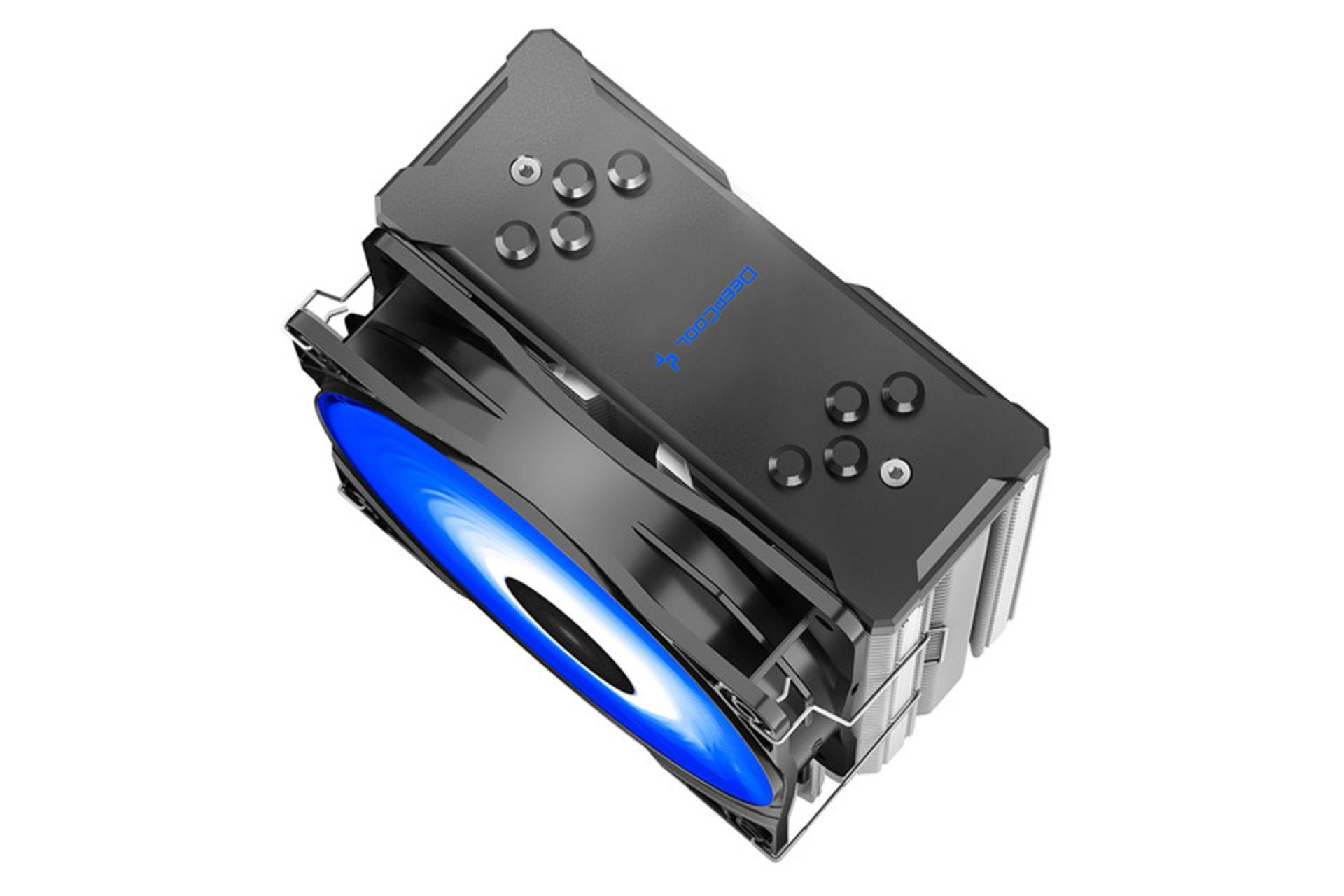 نمای بالا و راست خنک کننده پردازنده دیپ کول GAMMAXX GTE V2 RGB