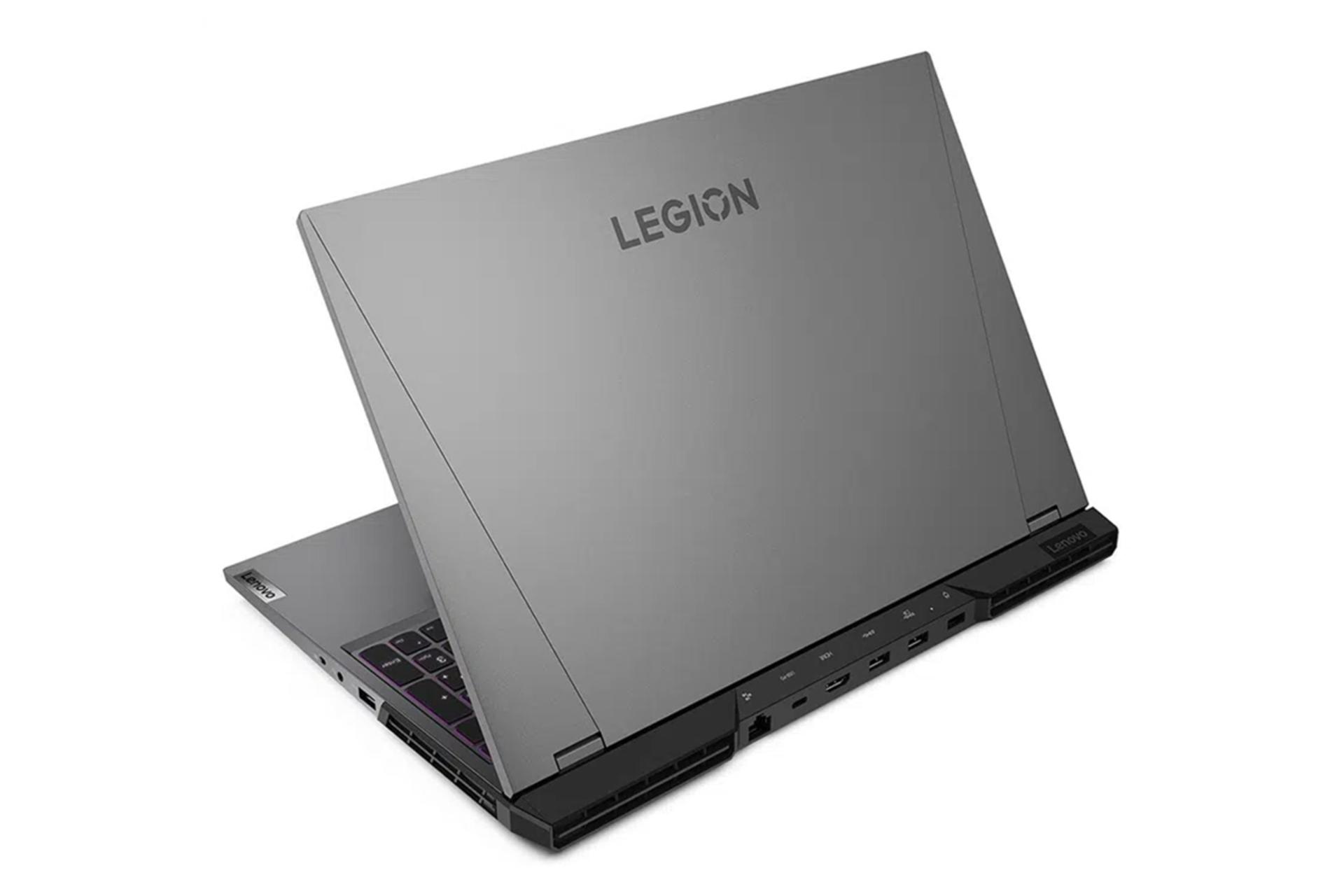 مرجع متخصصين ايران لپ تاپ لنوو ليژن 5 پرو از نماي پشت رنگ سيلور