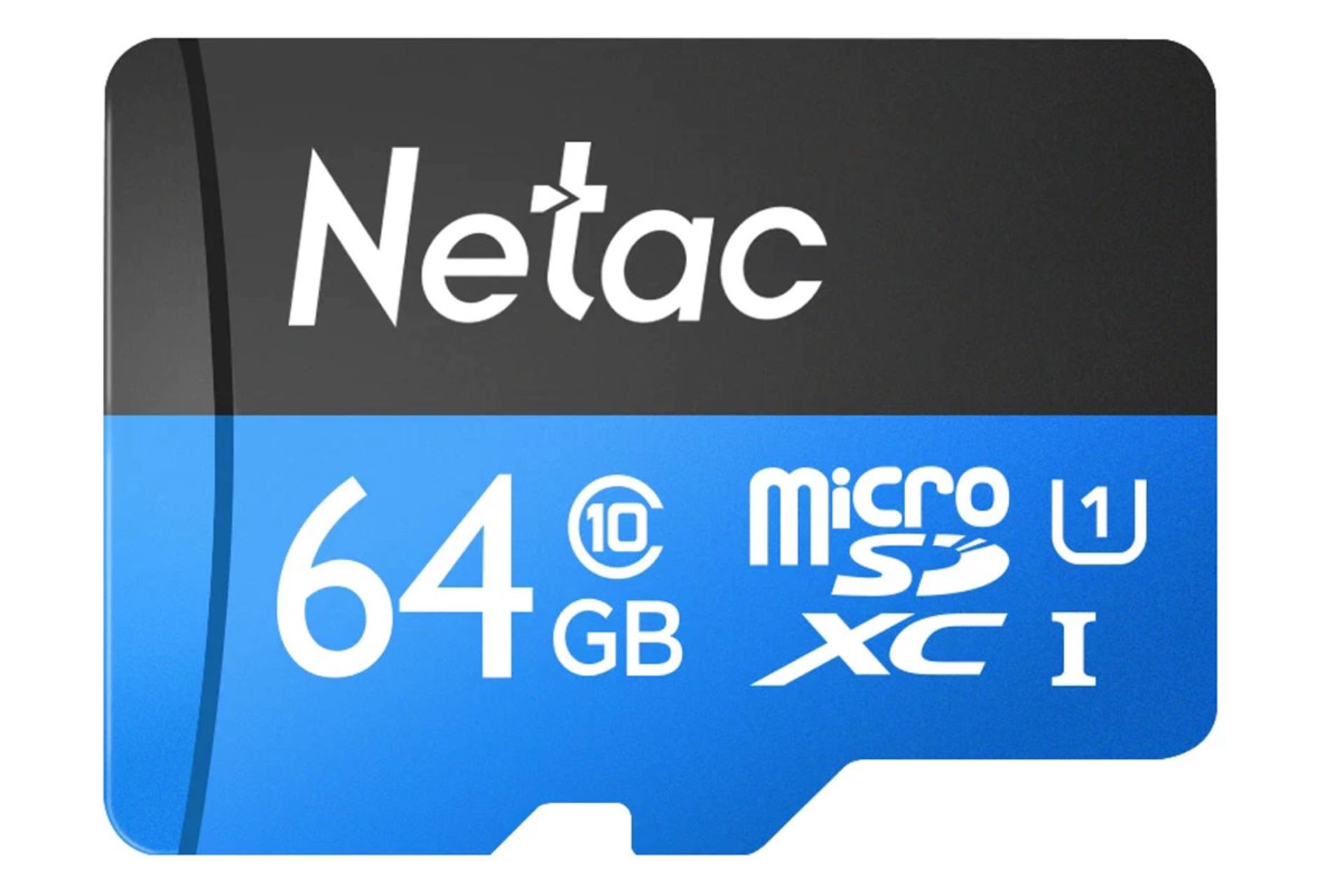 کارت حافظه نتاک microSDXC ظرفیت 64 گیگابایت مدل P500 Standard کلاس 10