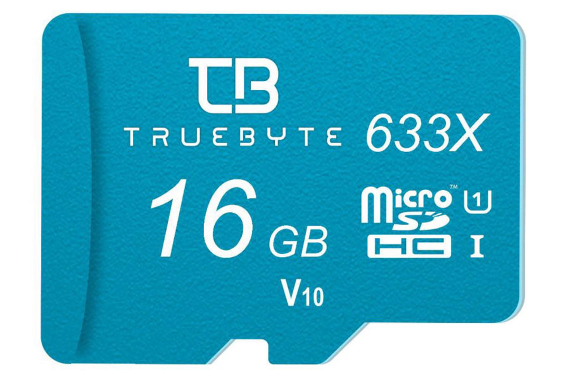 کارت حافظه تروبایت MicroSDHC ظرفیت 16 گیگابایت مدل 633X MicroSDHC V10