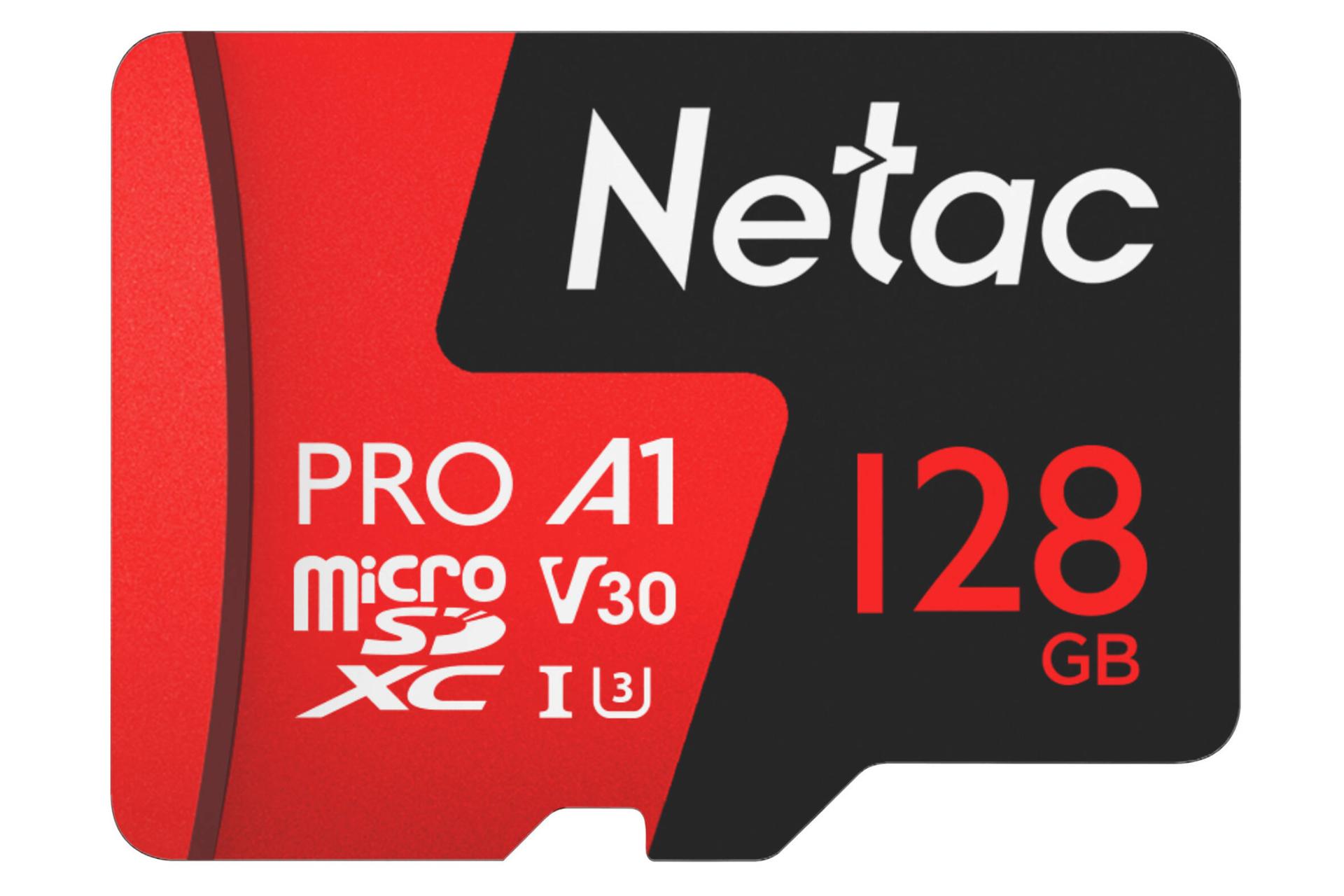 مرجع متخصصين ايران كارت حافظه نتاك microSDXC ظرفيت 128 گيگابايت مدل P500 Extreme Pro V30 A1