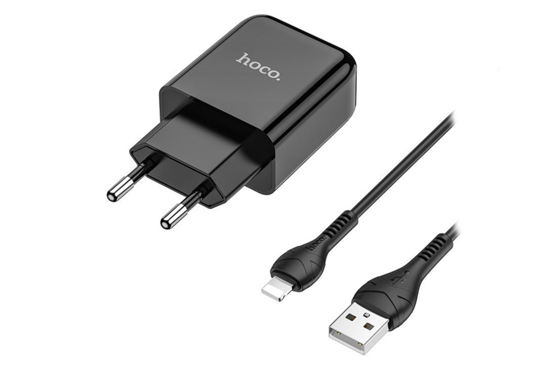 شارژر هوکو N2 Vigour همراه کابل لایتنینگ