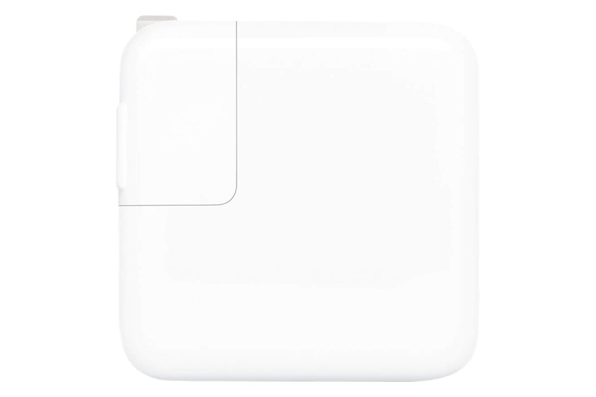 نمای جانبی شارژر اپل MY1W2AM/A 30W