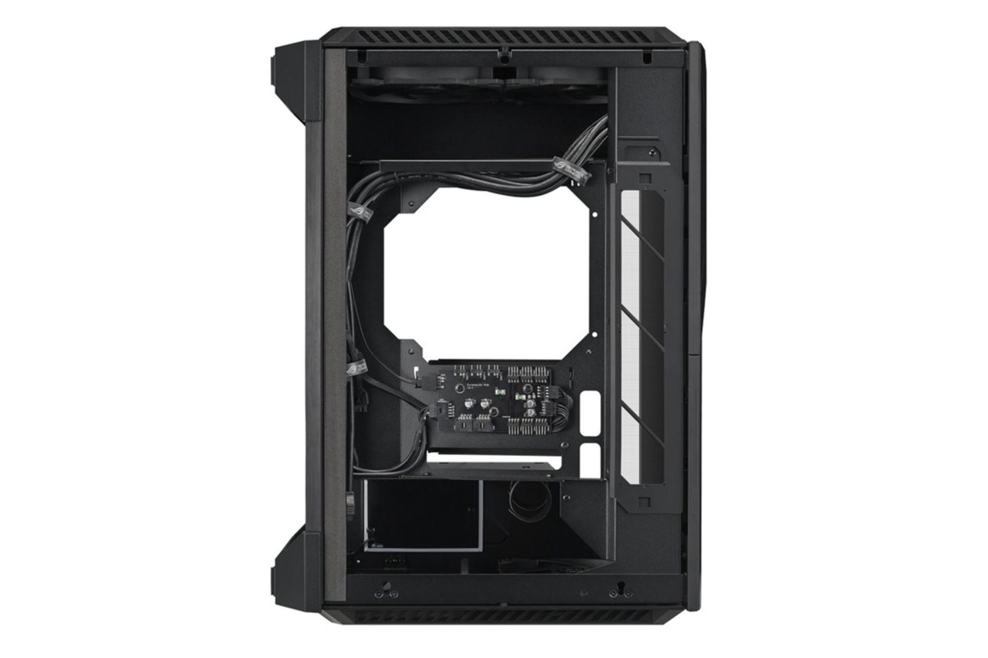 نمای داخل سمت چپ کیس کامپیوتر ایسوس ROG Z11