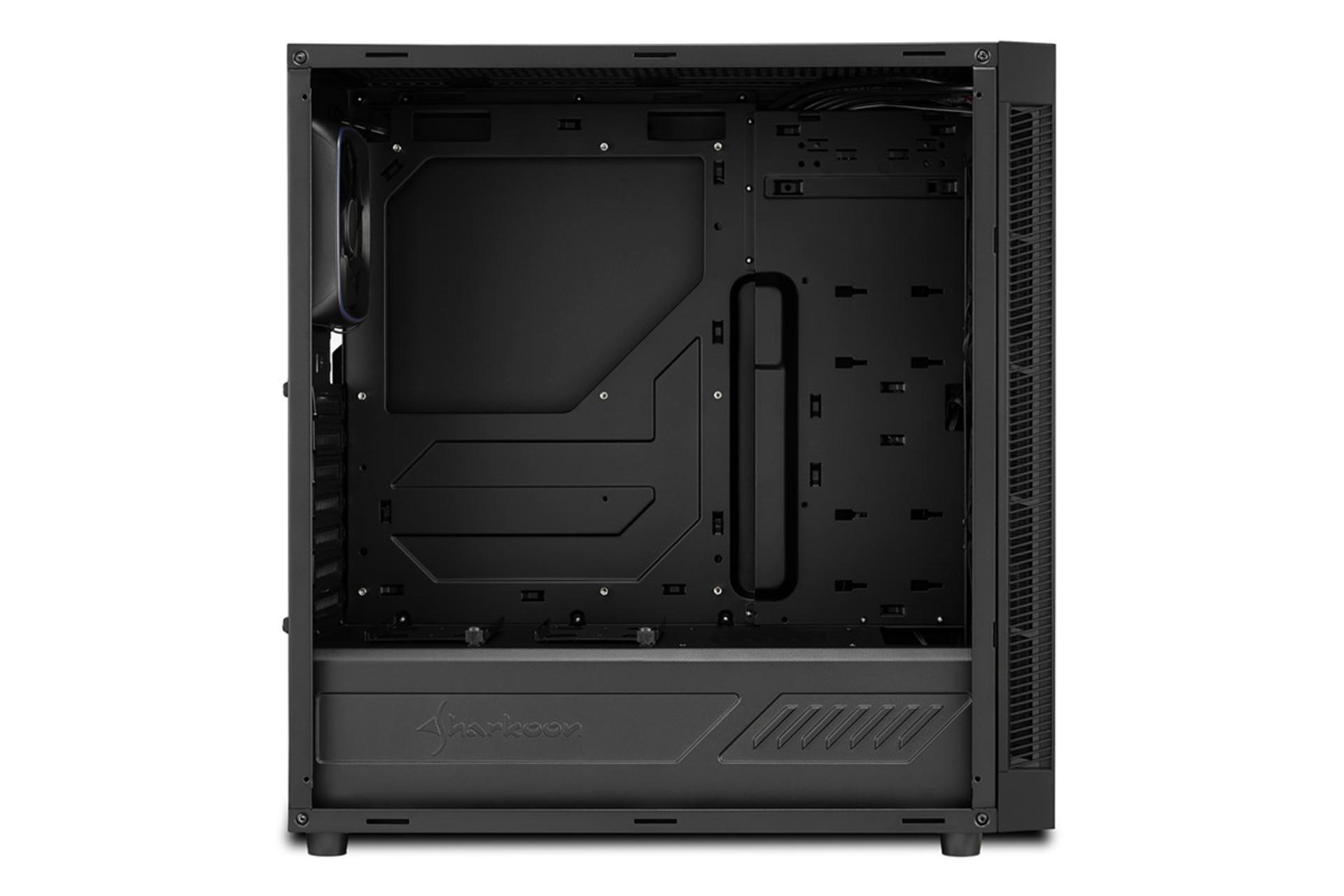 نمای داخل سمت چپ کیس کامپیوتر شارکن TG6 RGB