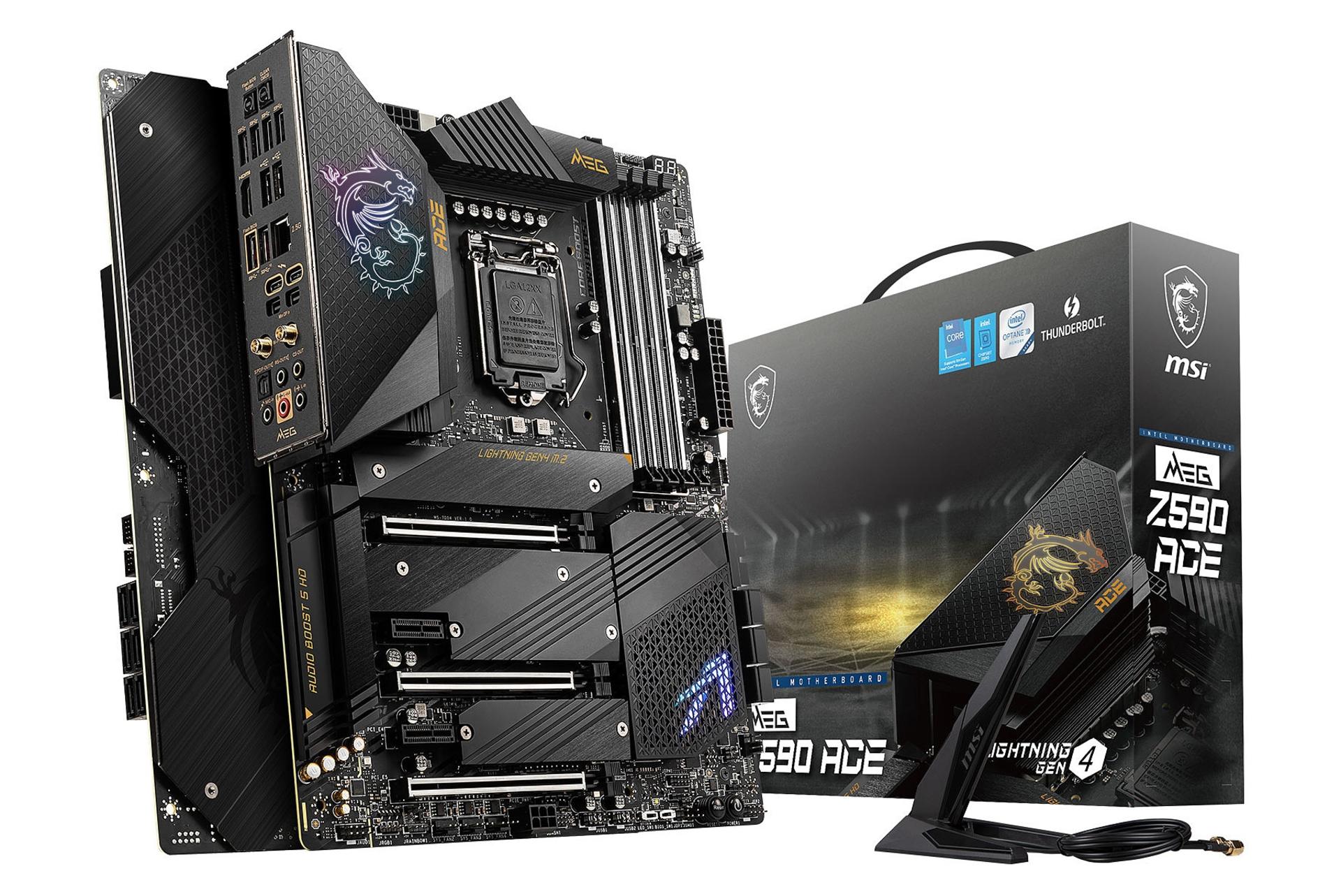 اقلام همراه مادربرد ام اس آی MSI MEG Z590 ACE