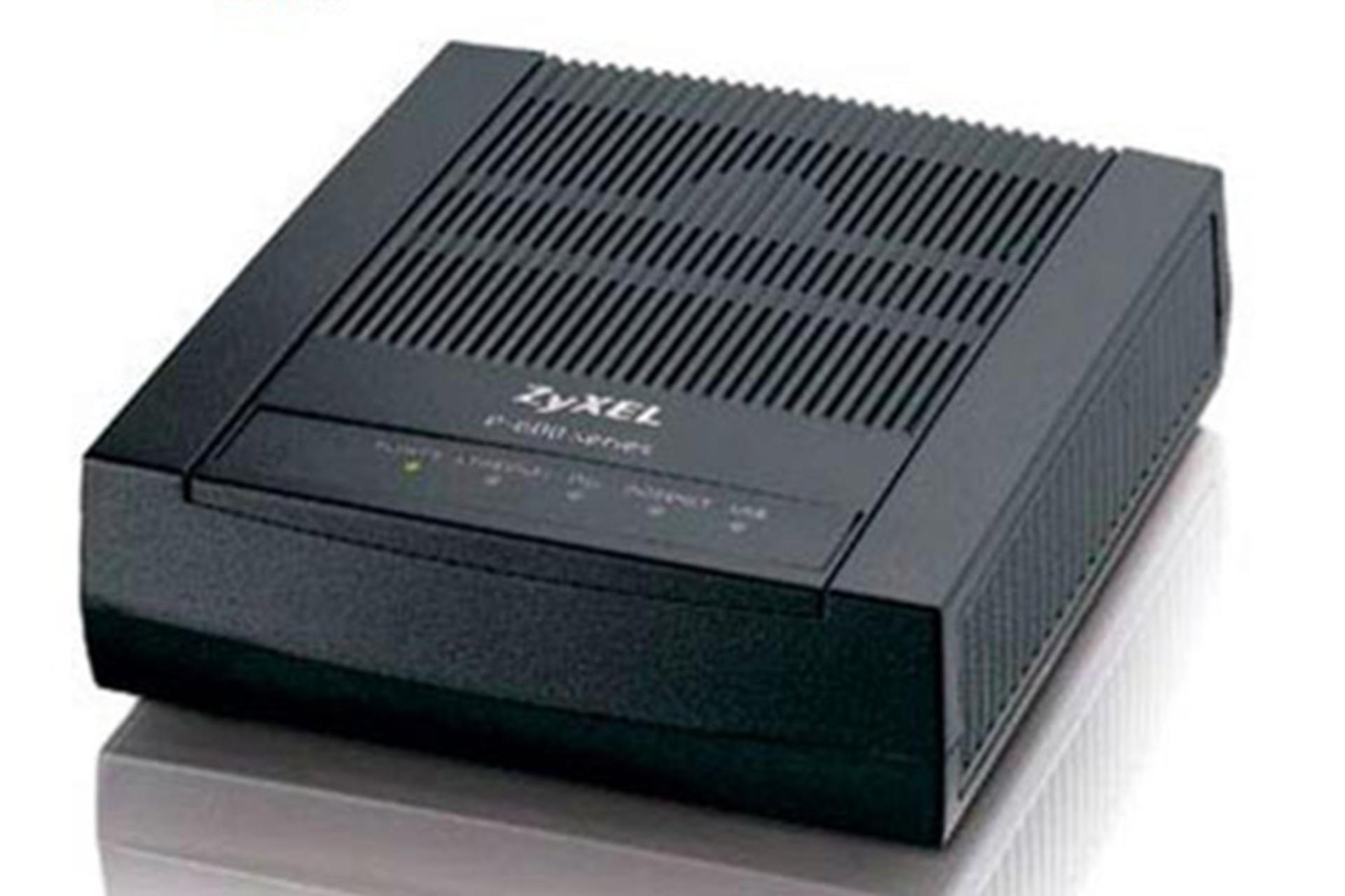 نمای کناری مودم - روتر زایکسل ZYXEL P-660RU-T1 v3s
