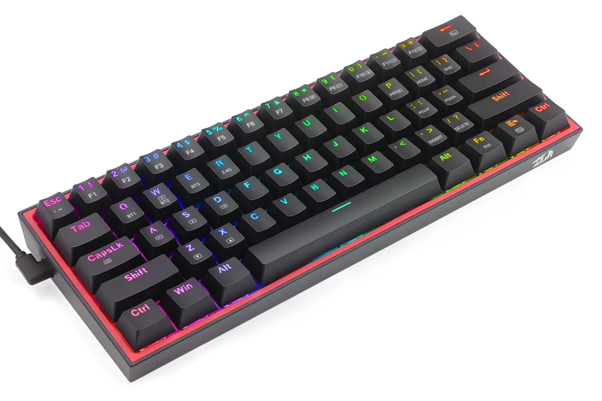 نمای چپ کیبورد ردراگون K616 Fizz Pro