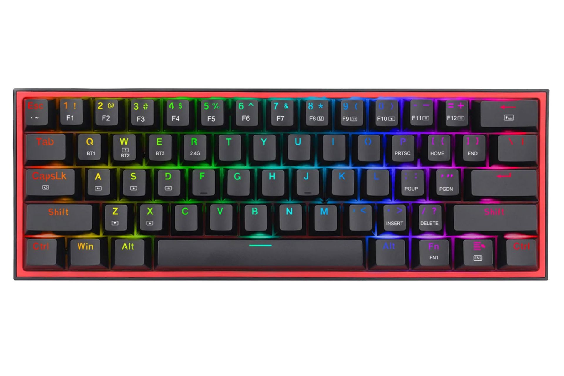 نمای روبرو کیبورد ردراگون K616 Fizz Pro