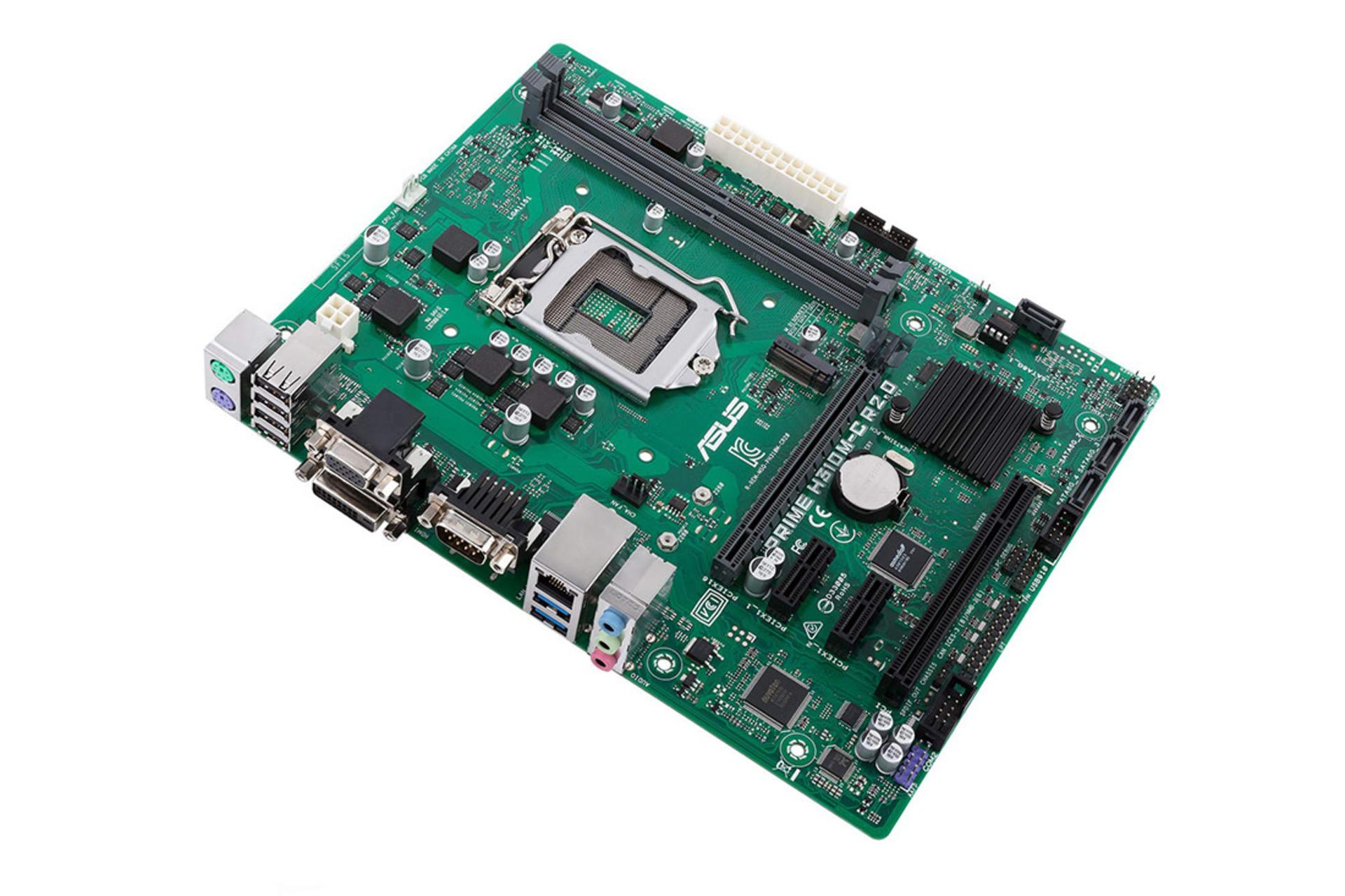 ادربرد ایسوس PRIME H310M-C R2.0 نمای بالا