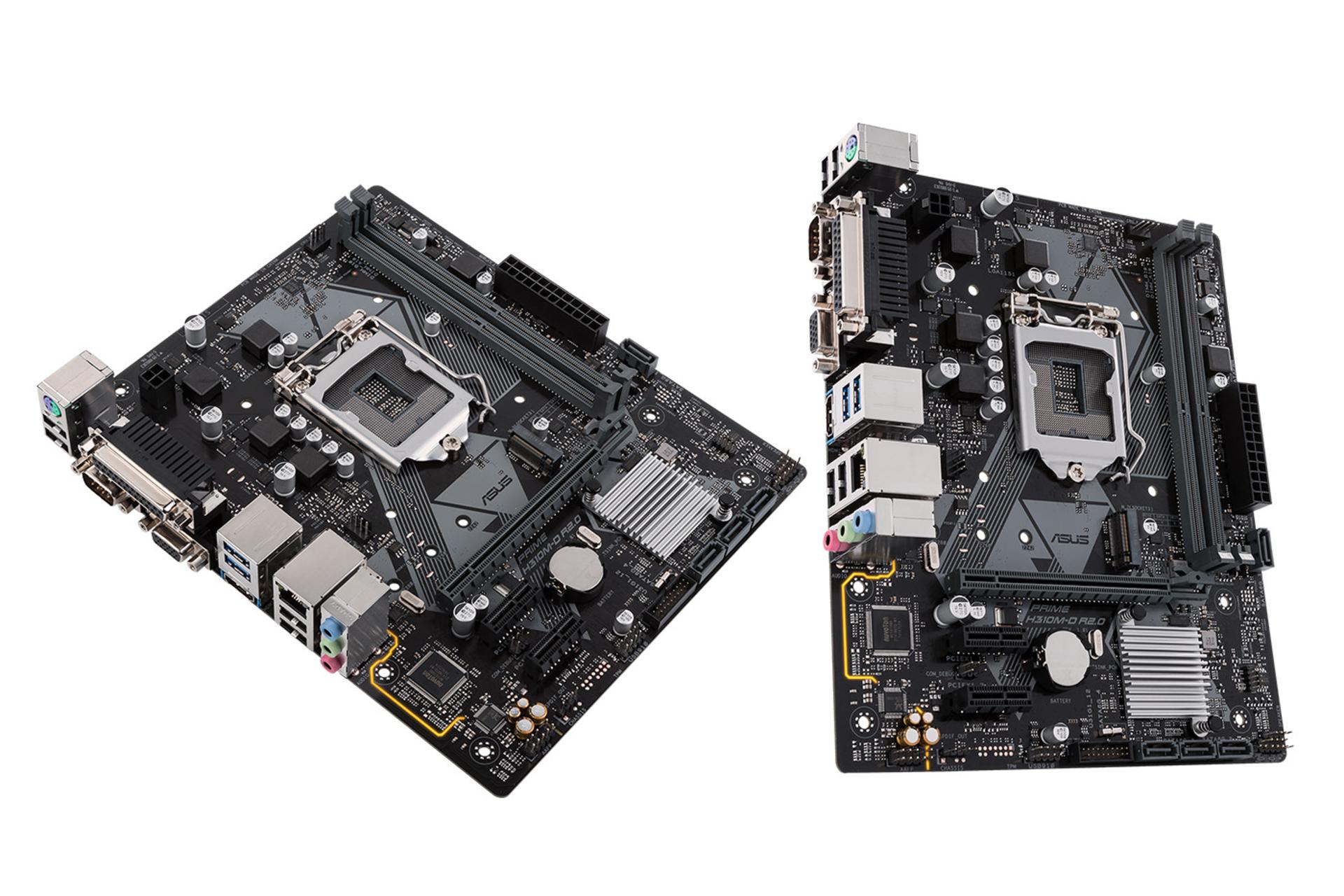 مادربرد ایسوس PRIME H310M-D R2.0 نمای بالا