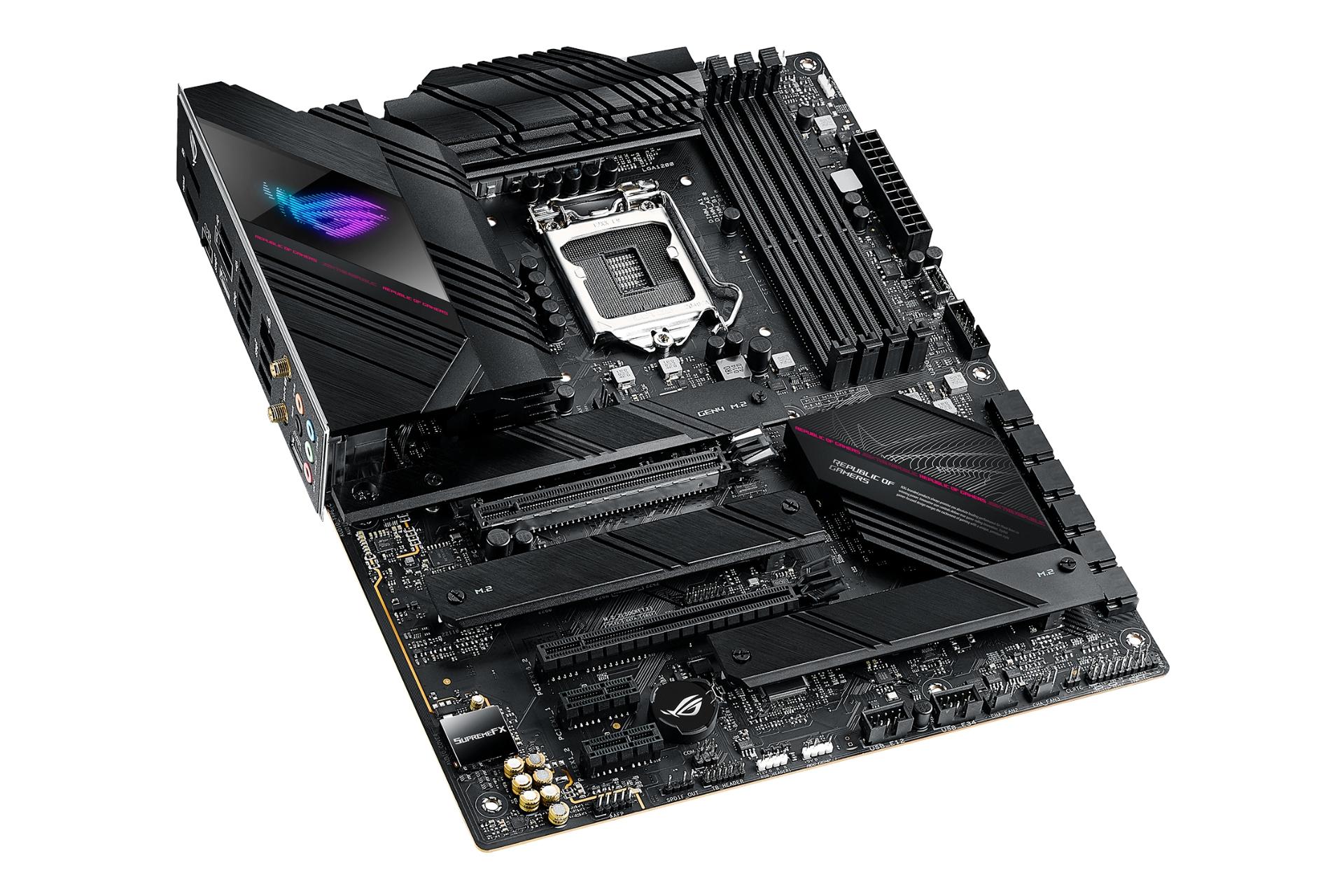 نمای بالا مادربرد ایسوس ASUS ROG STRIX B560-E GAMING WIFI