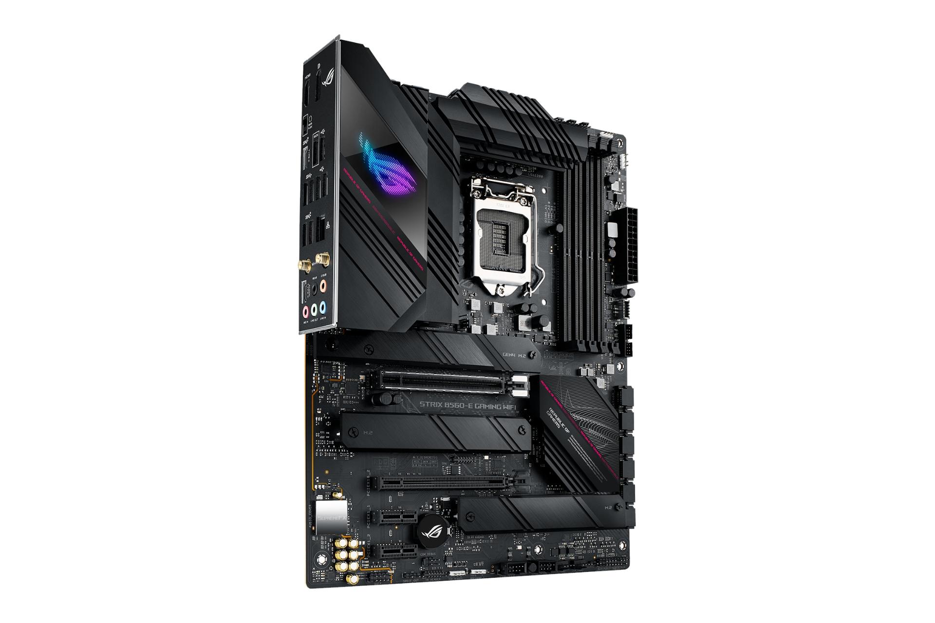 نمای چپ مادربرد ایسوس ASUS ROG STRIX B560-E GAMING WIFI