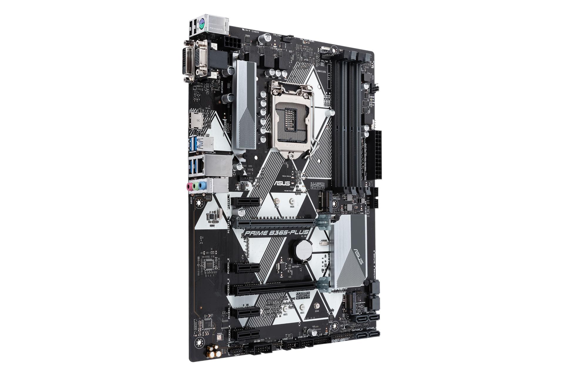 نمای چپ مادربرد ایسوس ASUS PRIME B365-PLUS