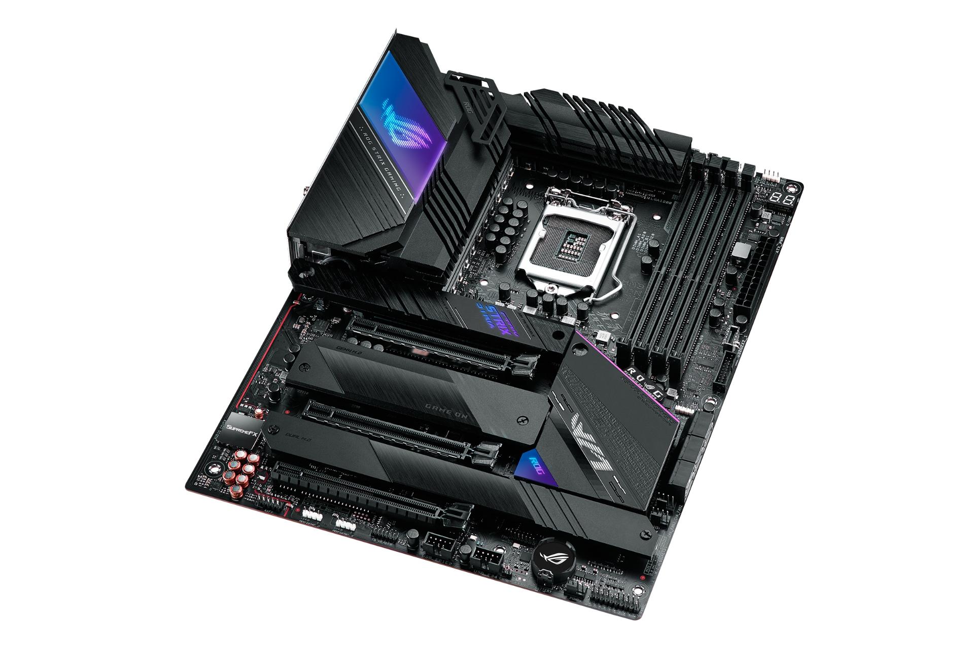 نمای بالا مادربرد ایسوس ASUS ROG STRIX Z590-E GAMING WIFI