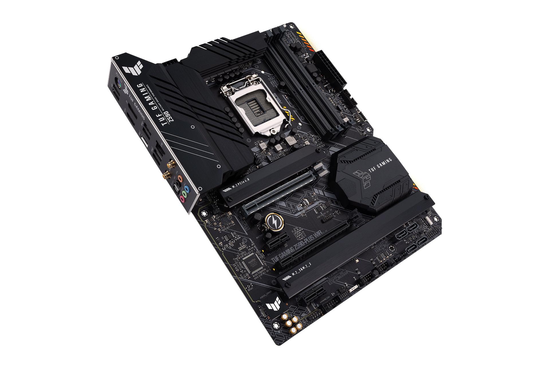 نمای بالا مادربرد ایسوس ASUS TUF GAMING Z590-PLUS WIFI