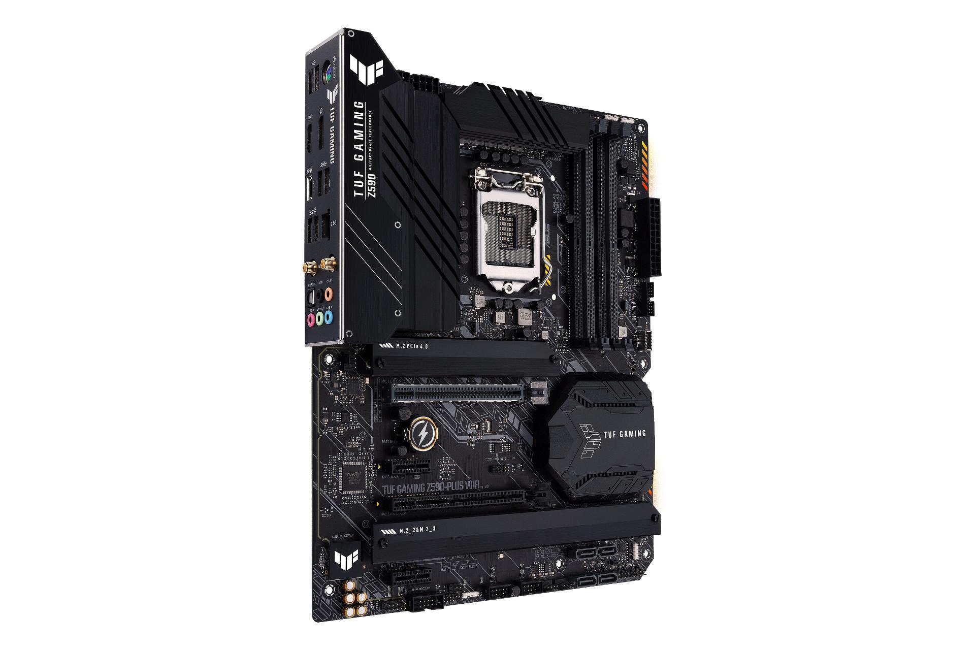 نمای چپ مادربرد ایسوس ASUS TUF GAMING Z590-PLUS WIFI