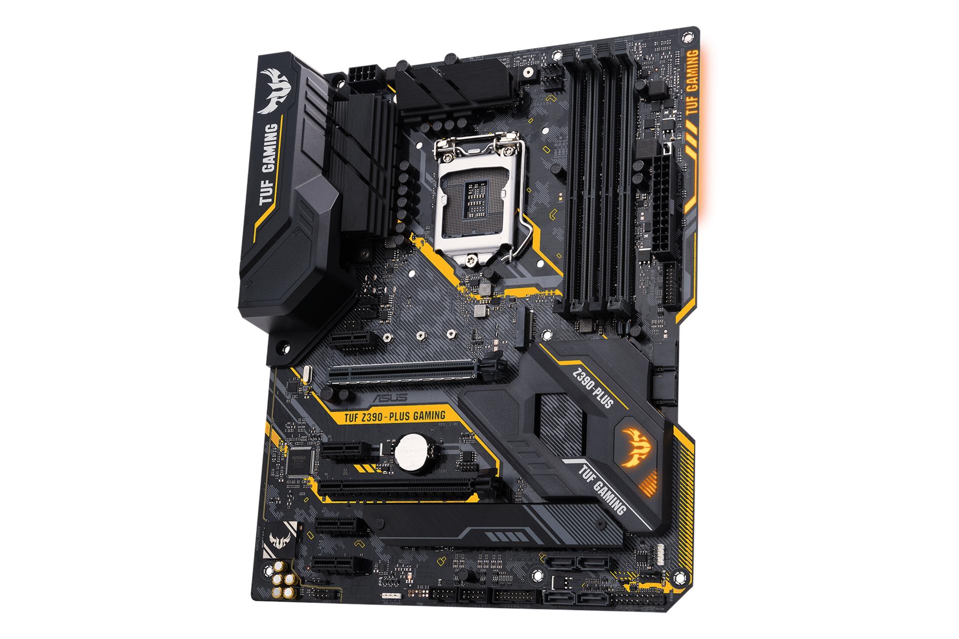 نمای راست مادربرد ایسوس ASUS TUF Z390-PLUS GAMING